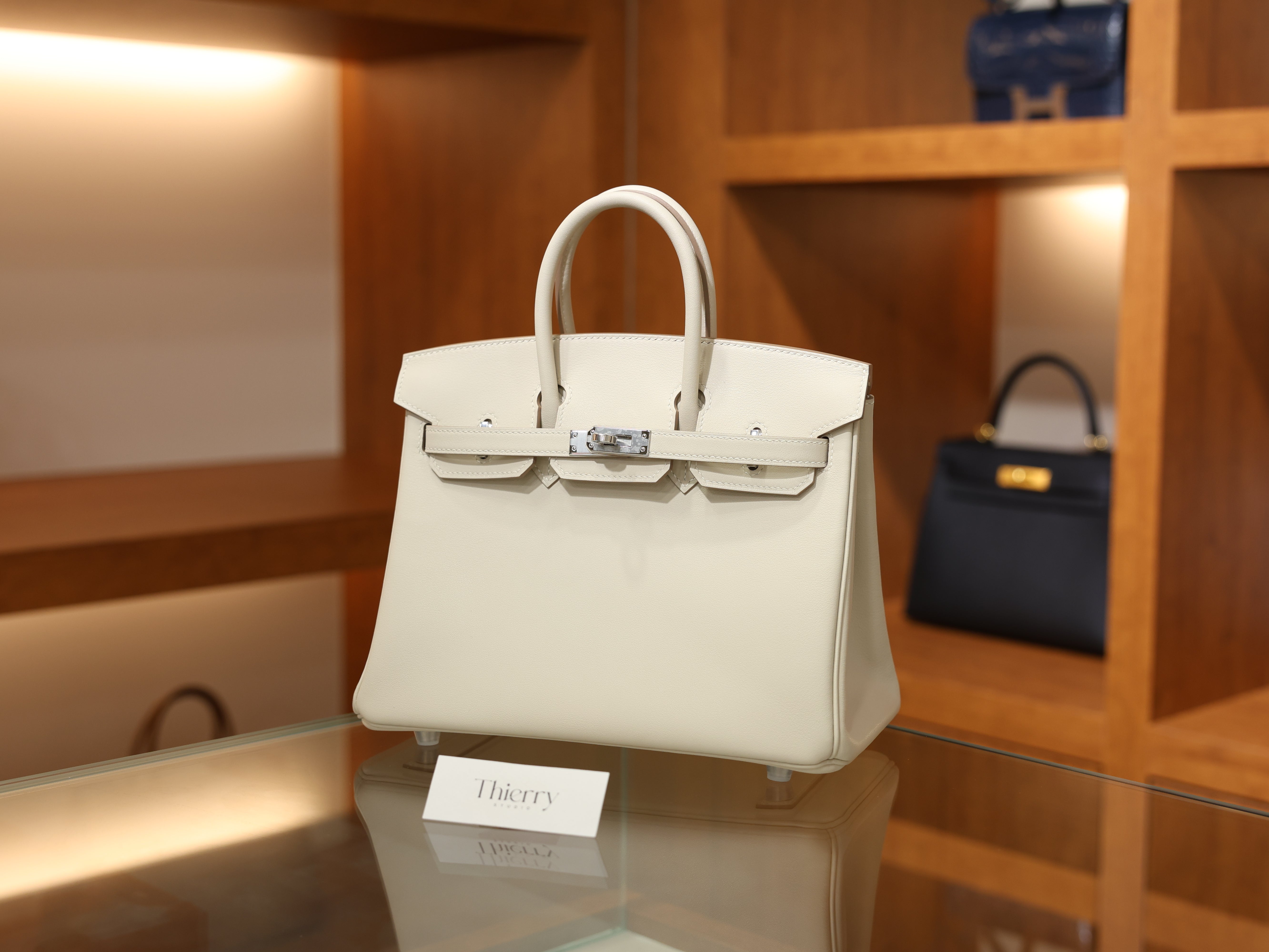 Birkin 25 swift craie PHW