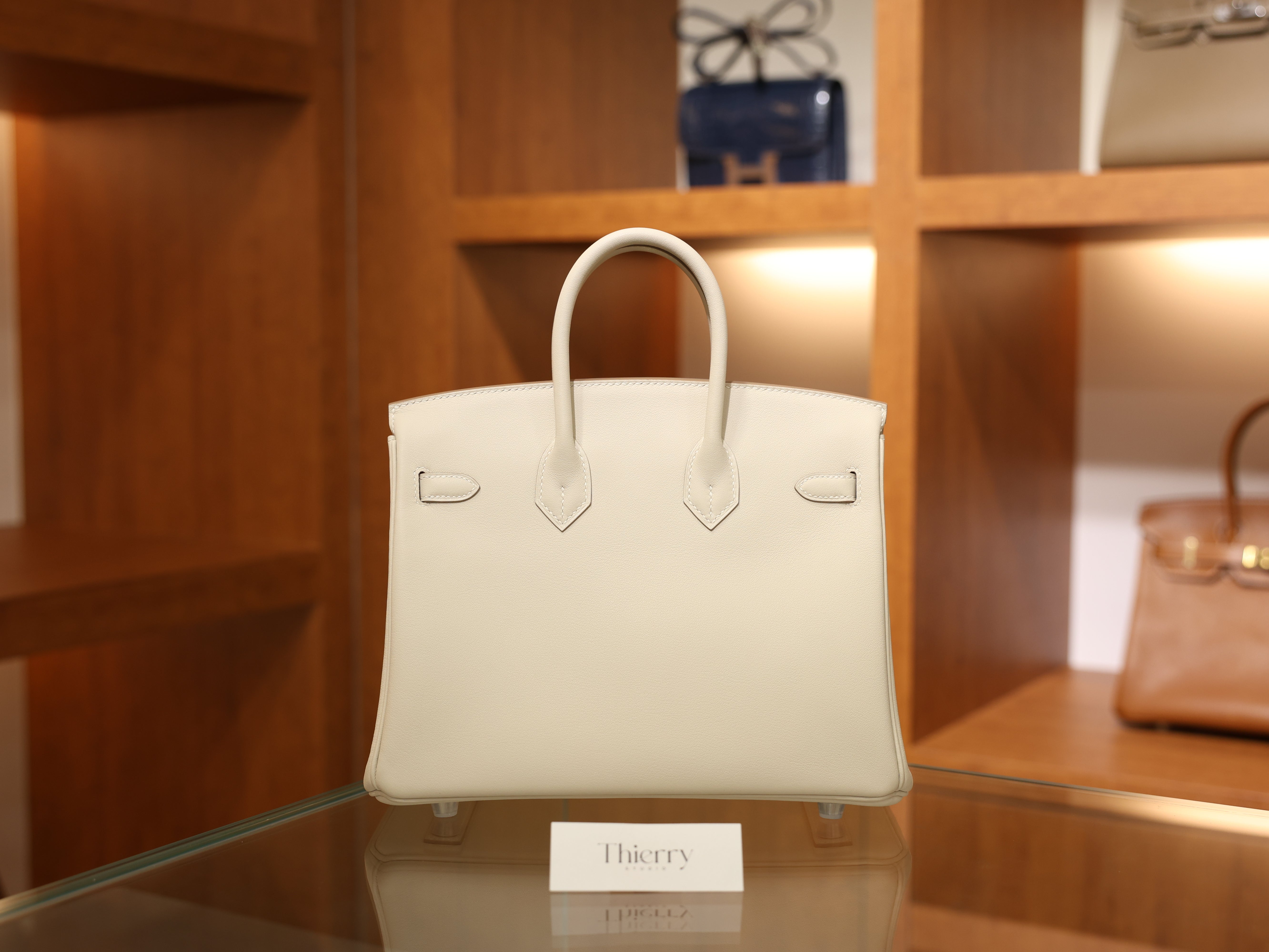 Birkin 25 swift craie PHW