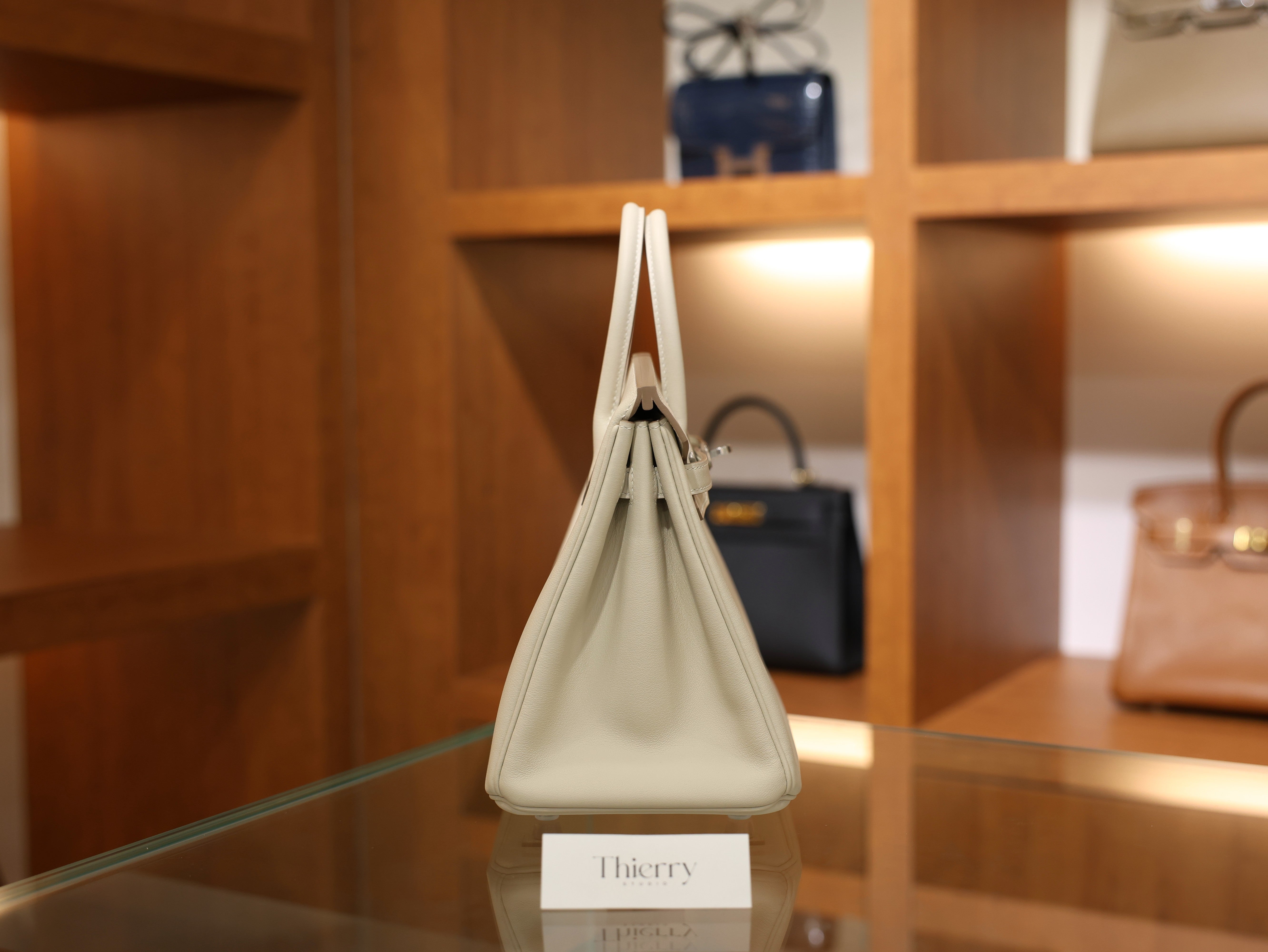 Birkin 25 swift craie PHW