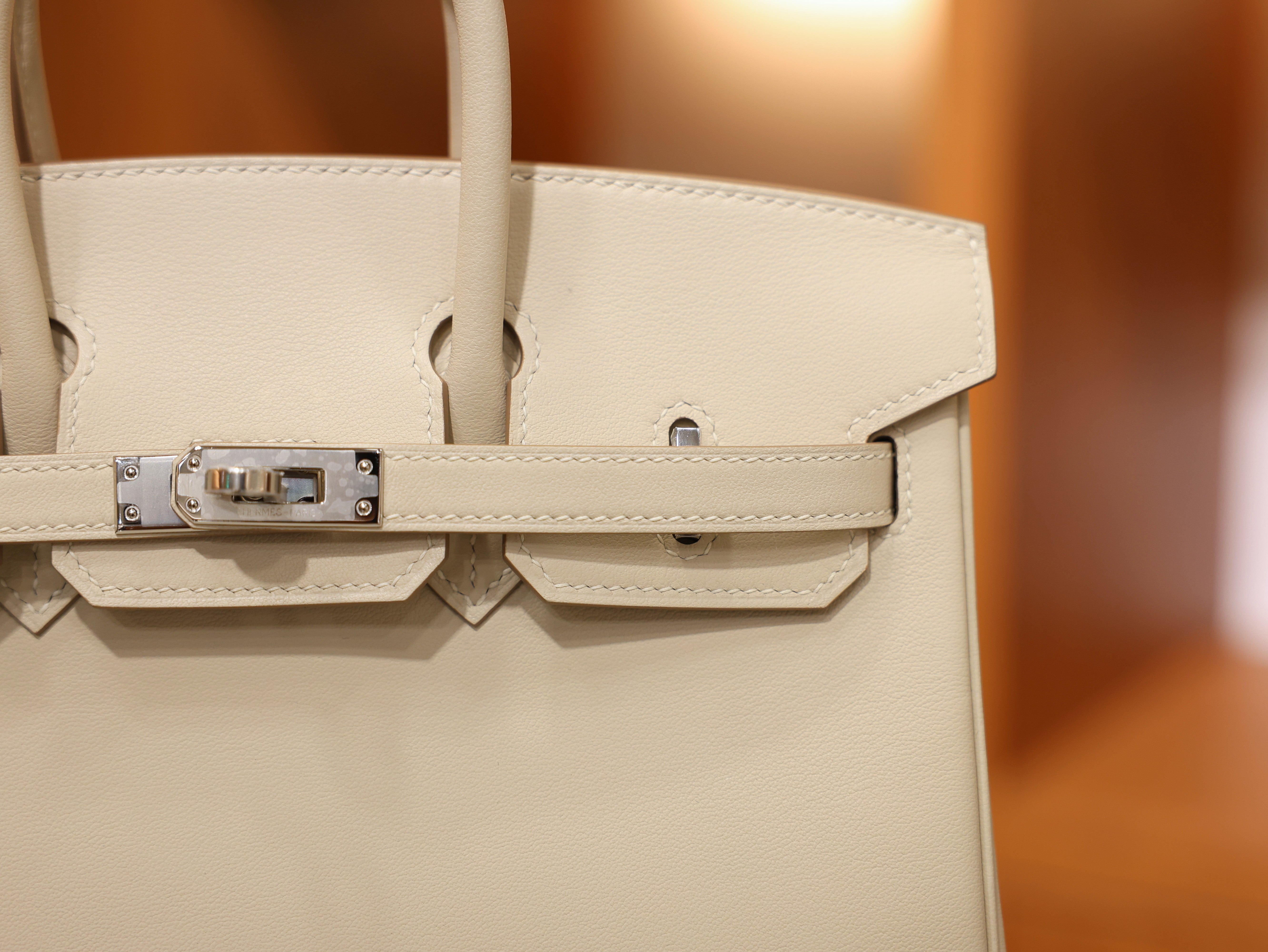Birkin 25 swift craie PHW