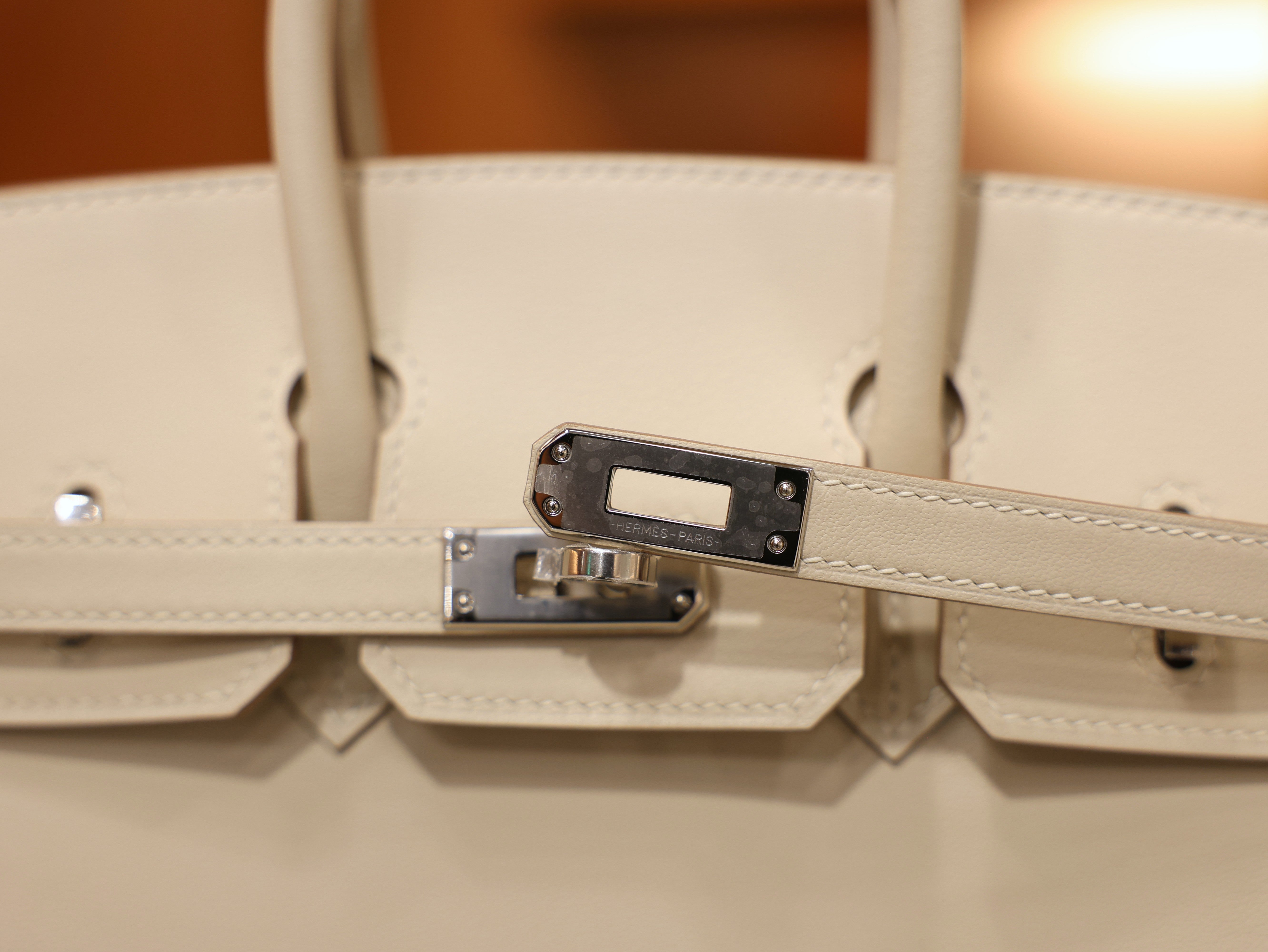 Birkin 25 swift craie PHW