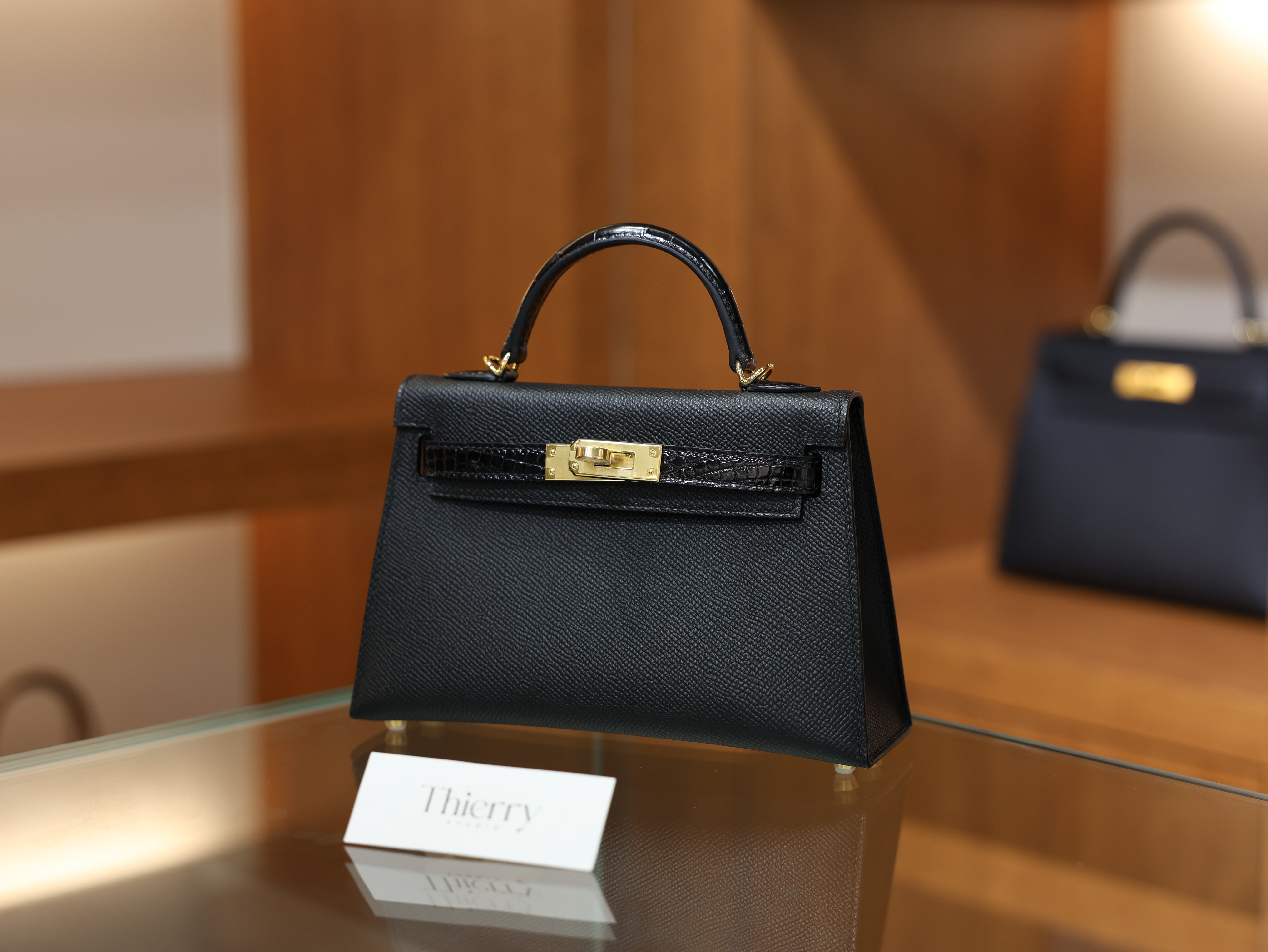 Kelly mini 2 epsom touch black GHW