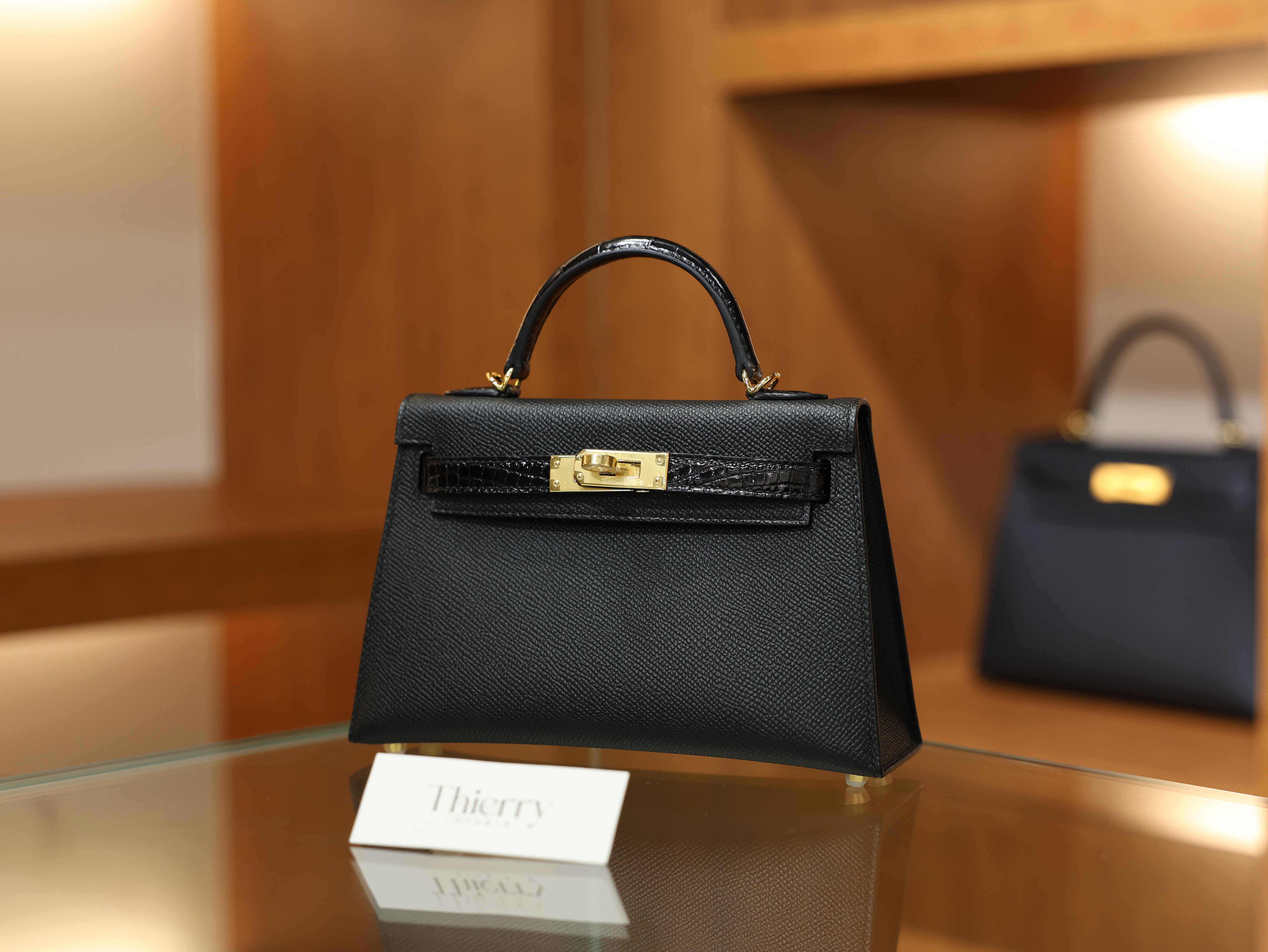 Kelly mini 2 epsom touch black GHW