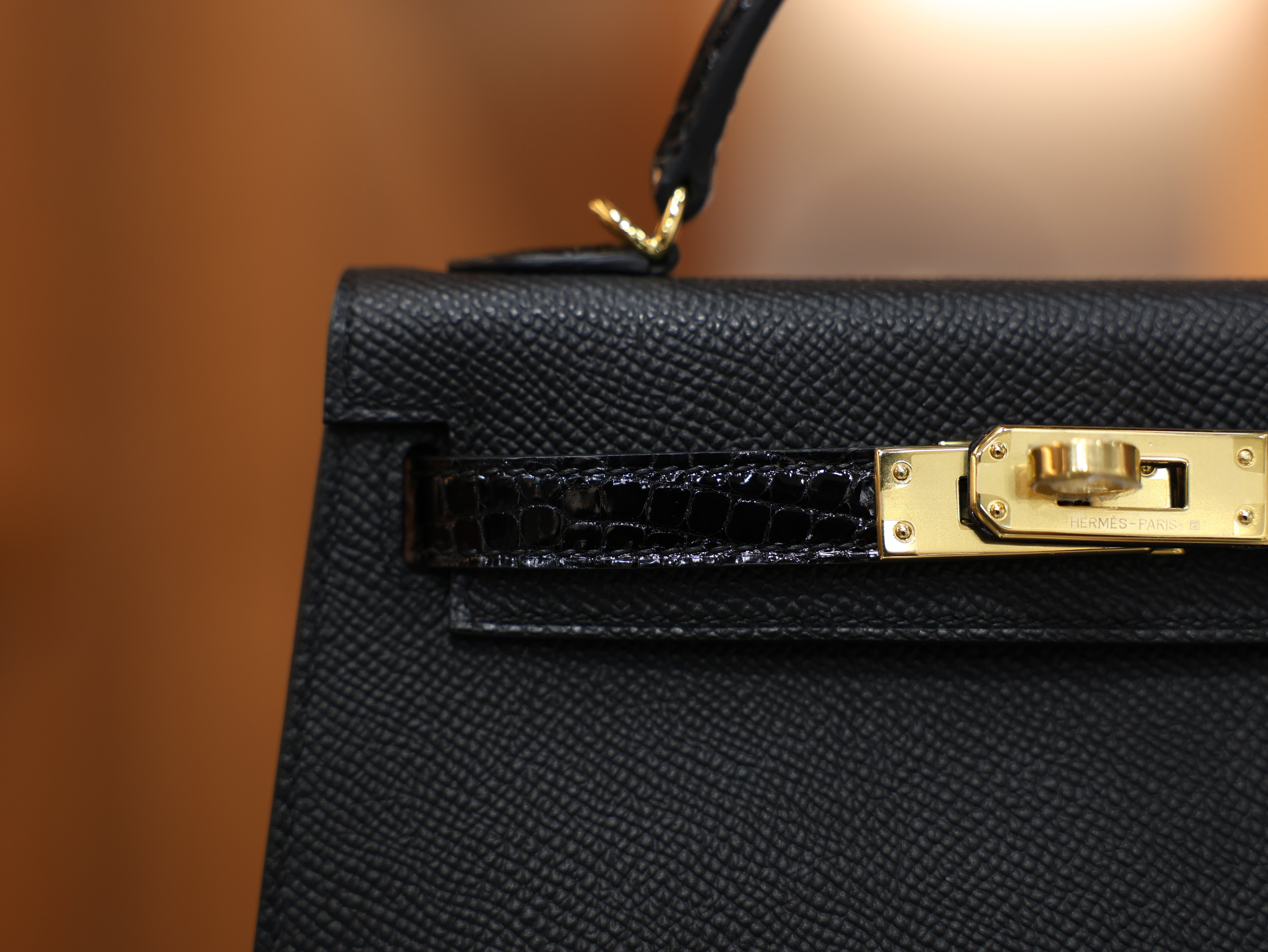 Kelly mini 2 epsom touch black GHW