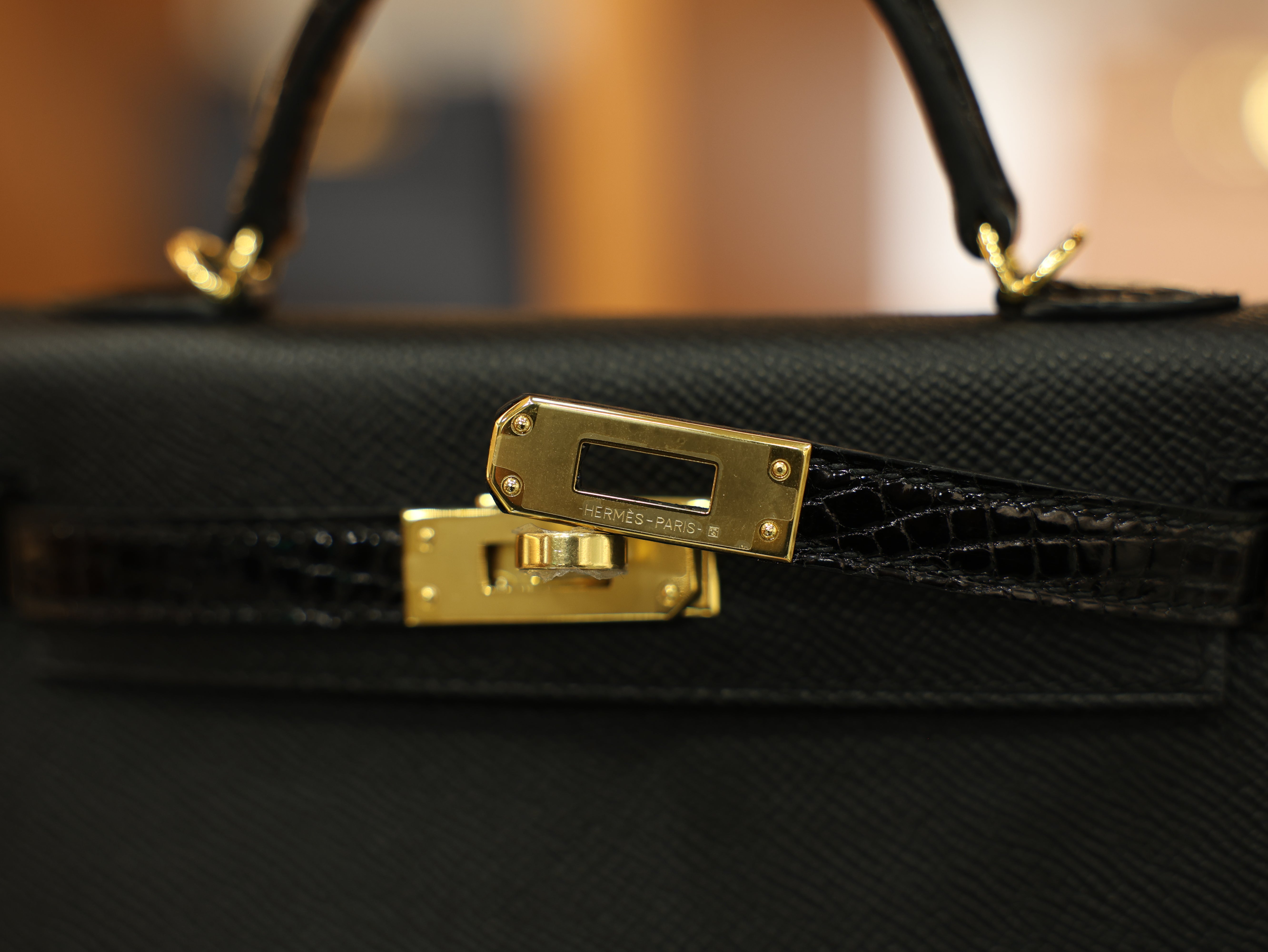 Kelly mini 2 epsom touch black GHW