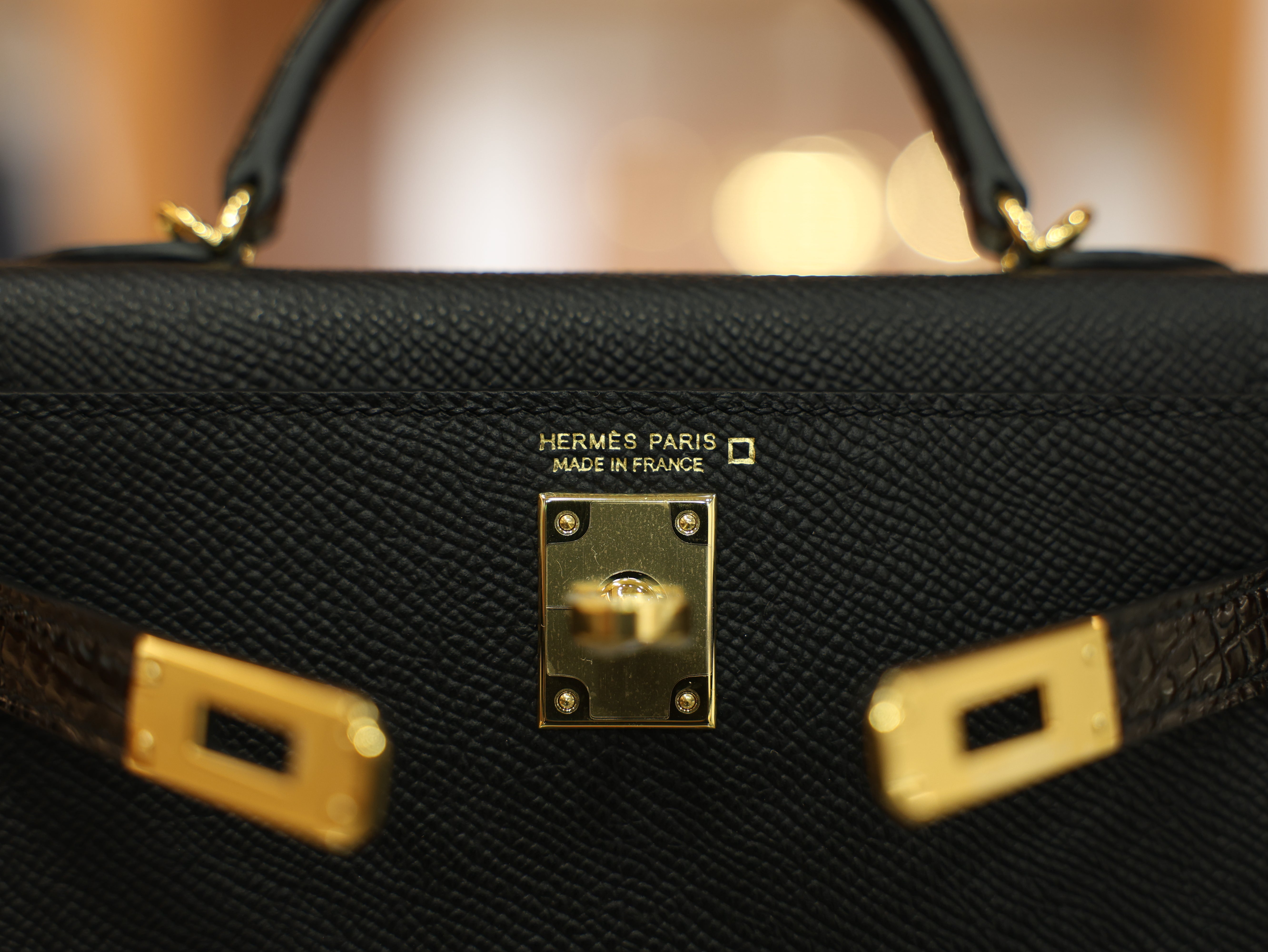Kelly mini 2 epsom touch black GHW