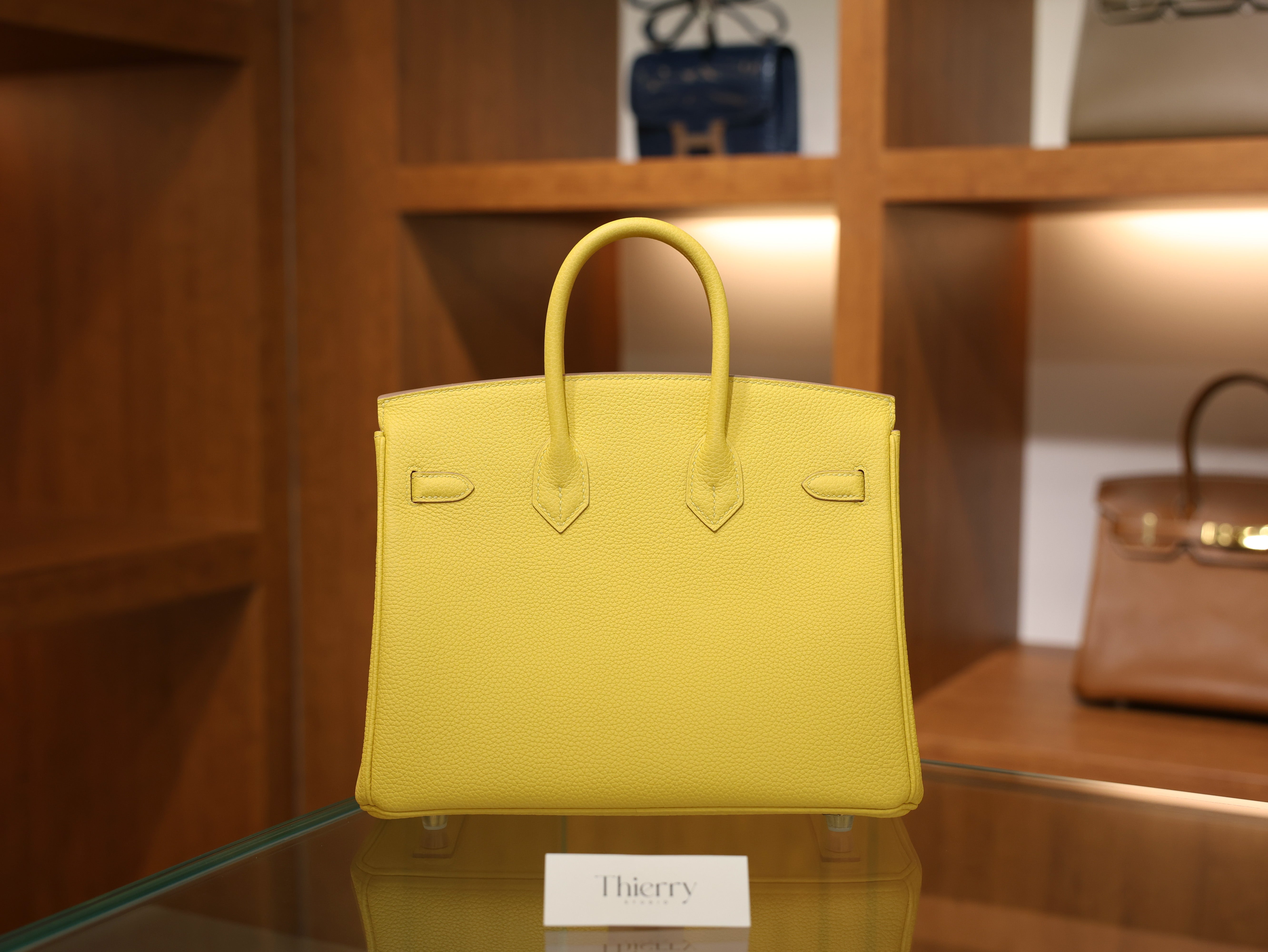 Birkin 25 togo jaune de naples GHW