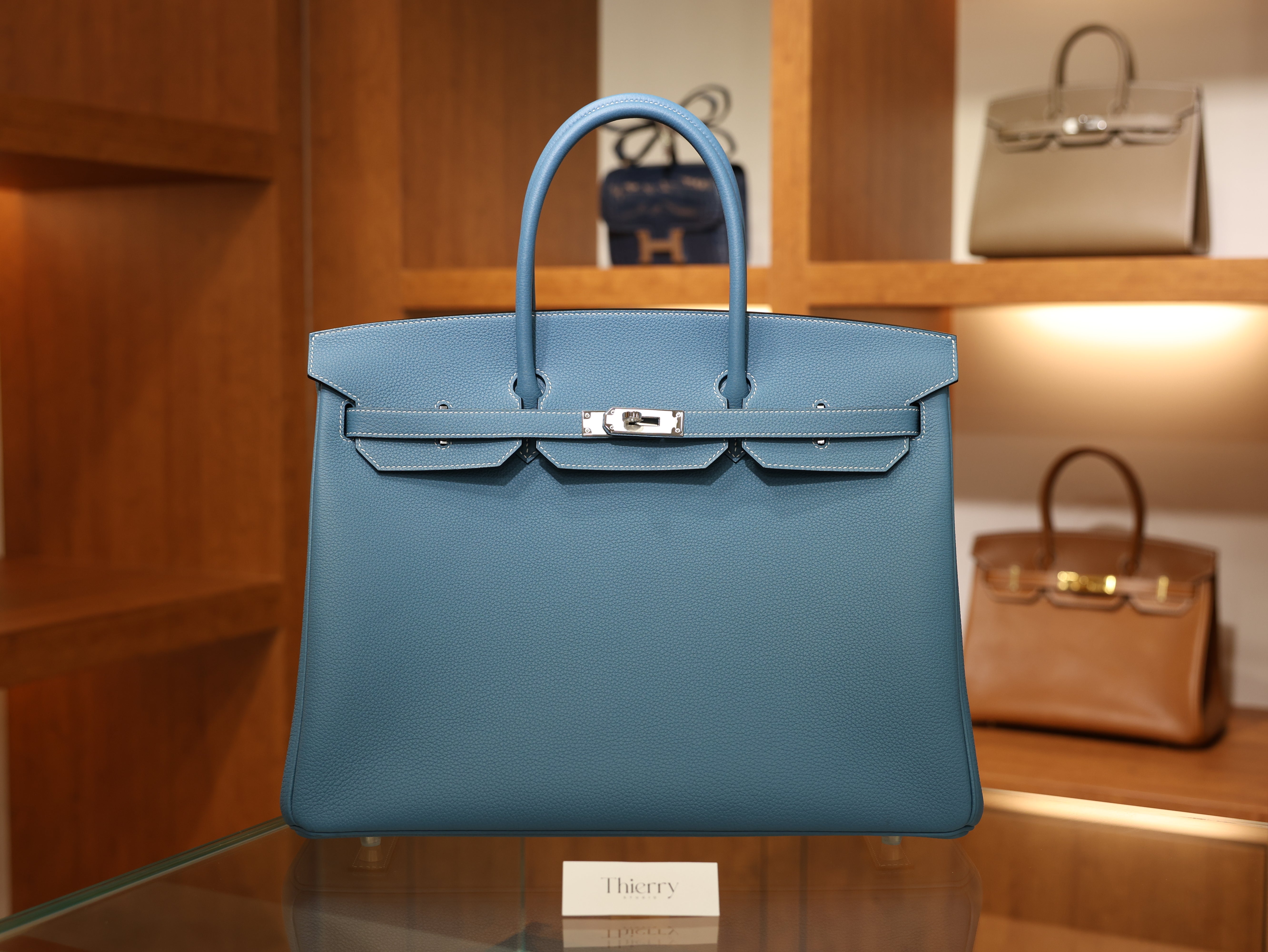 Birkin 40 togo blue jean PHW