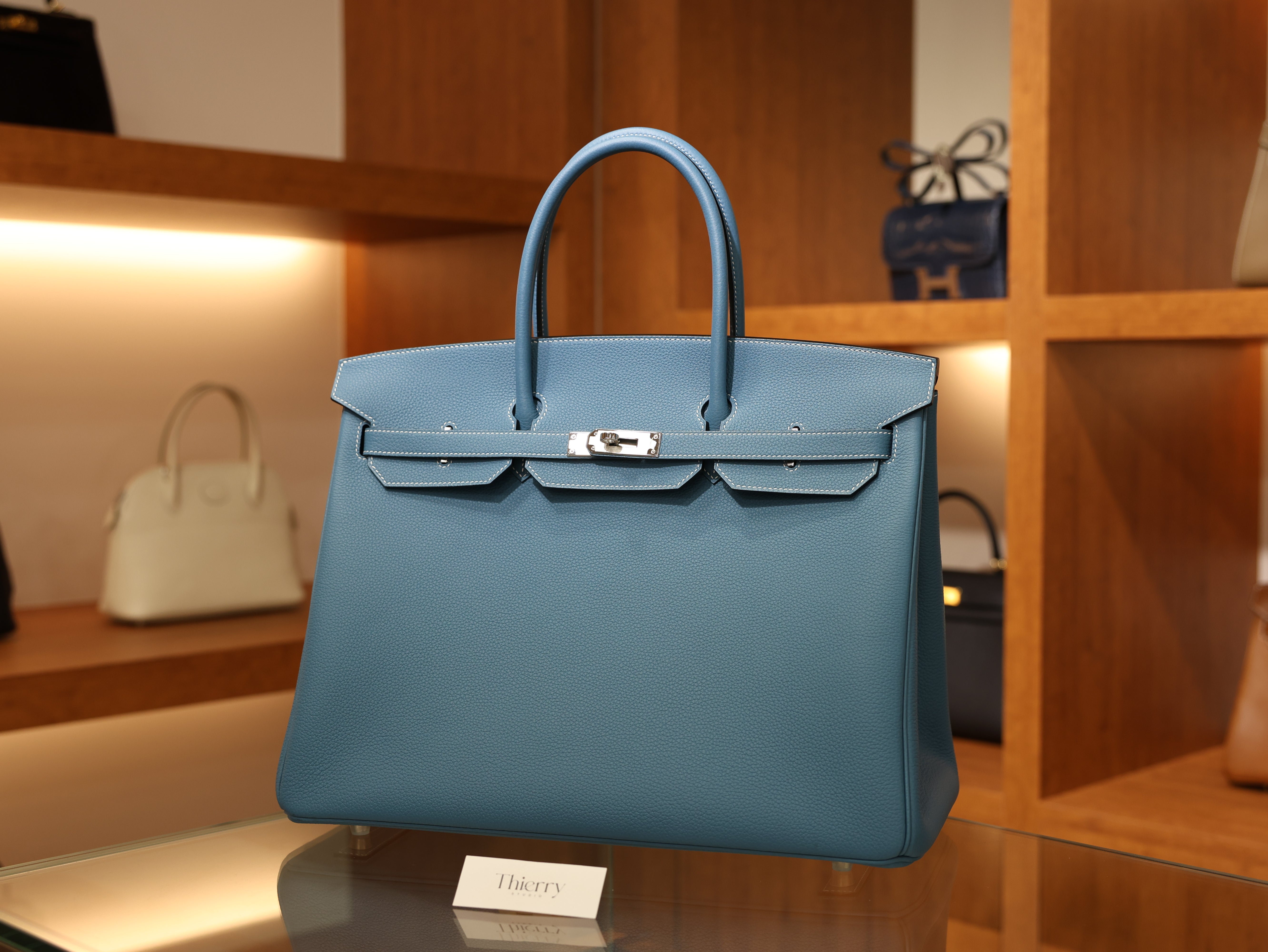 Birkin 40 togo blue jean PHW