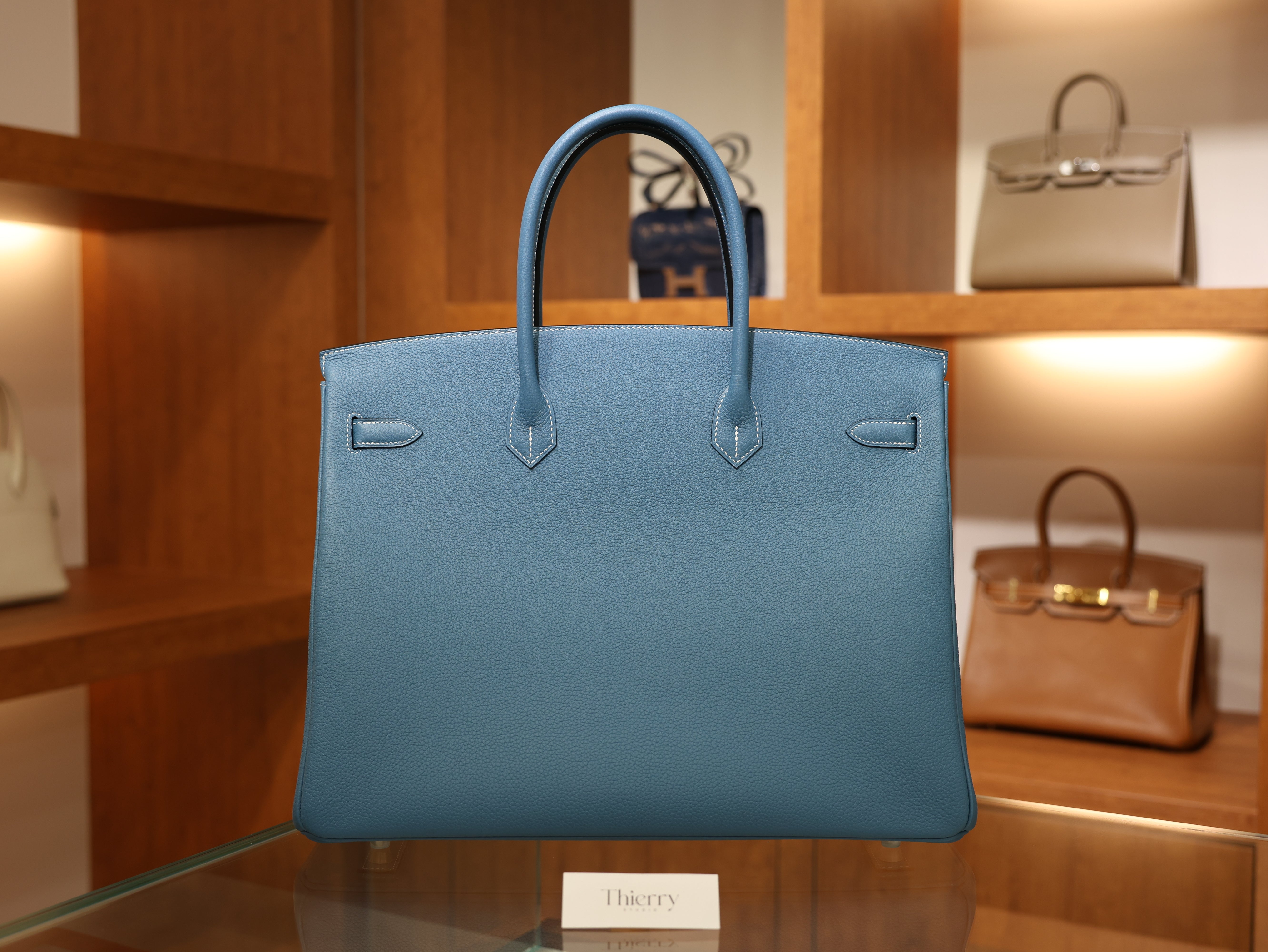 Birkin 40 togo blue jean PHW