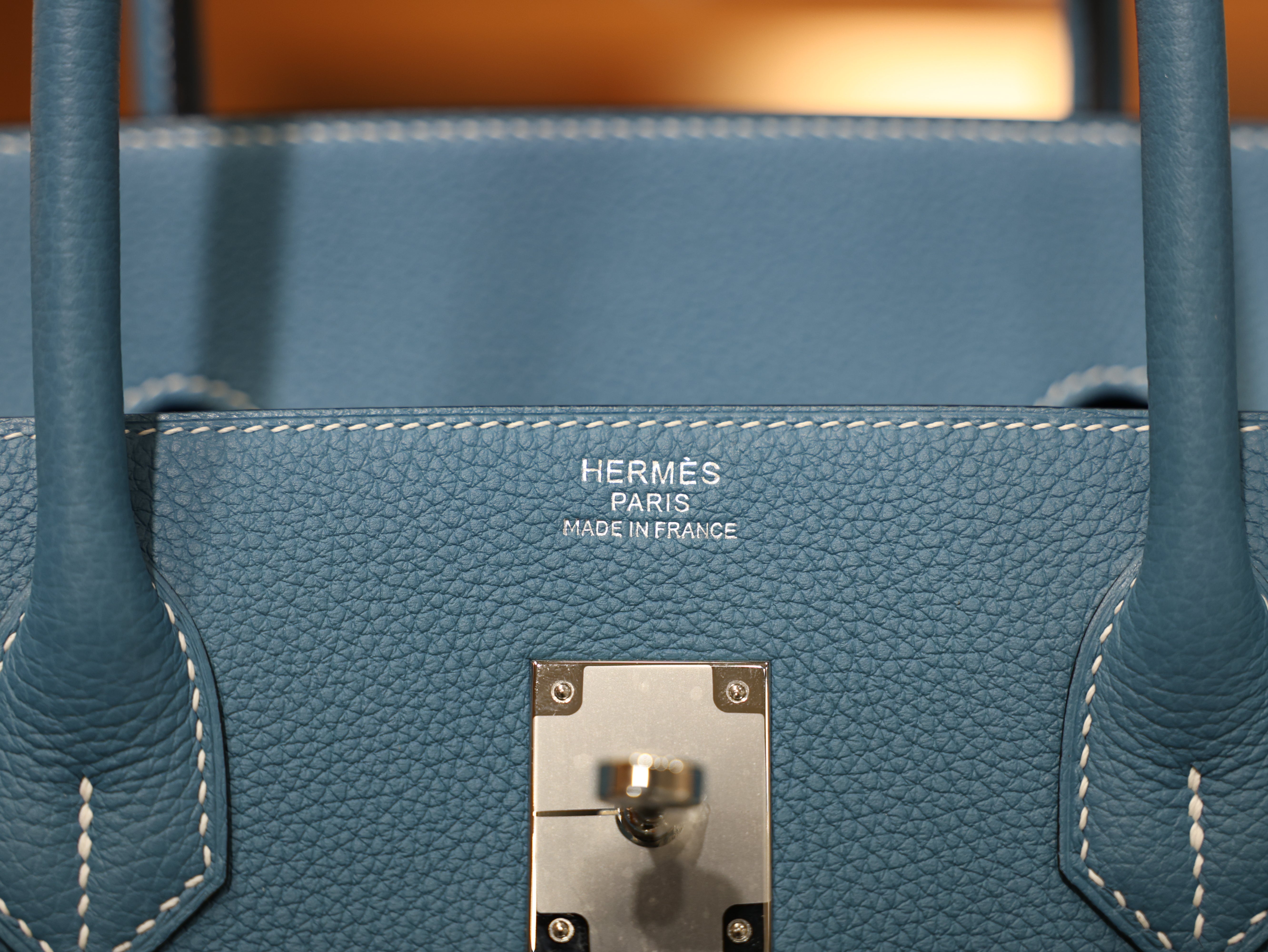 Birkin 40 togo blue jean PHW