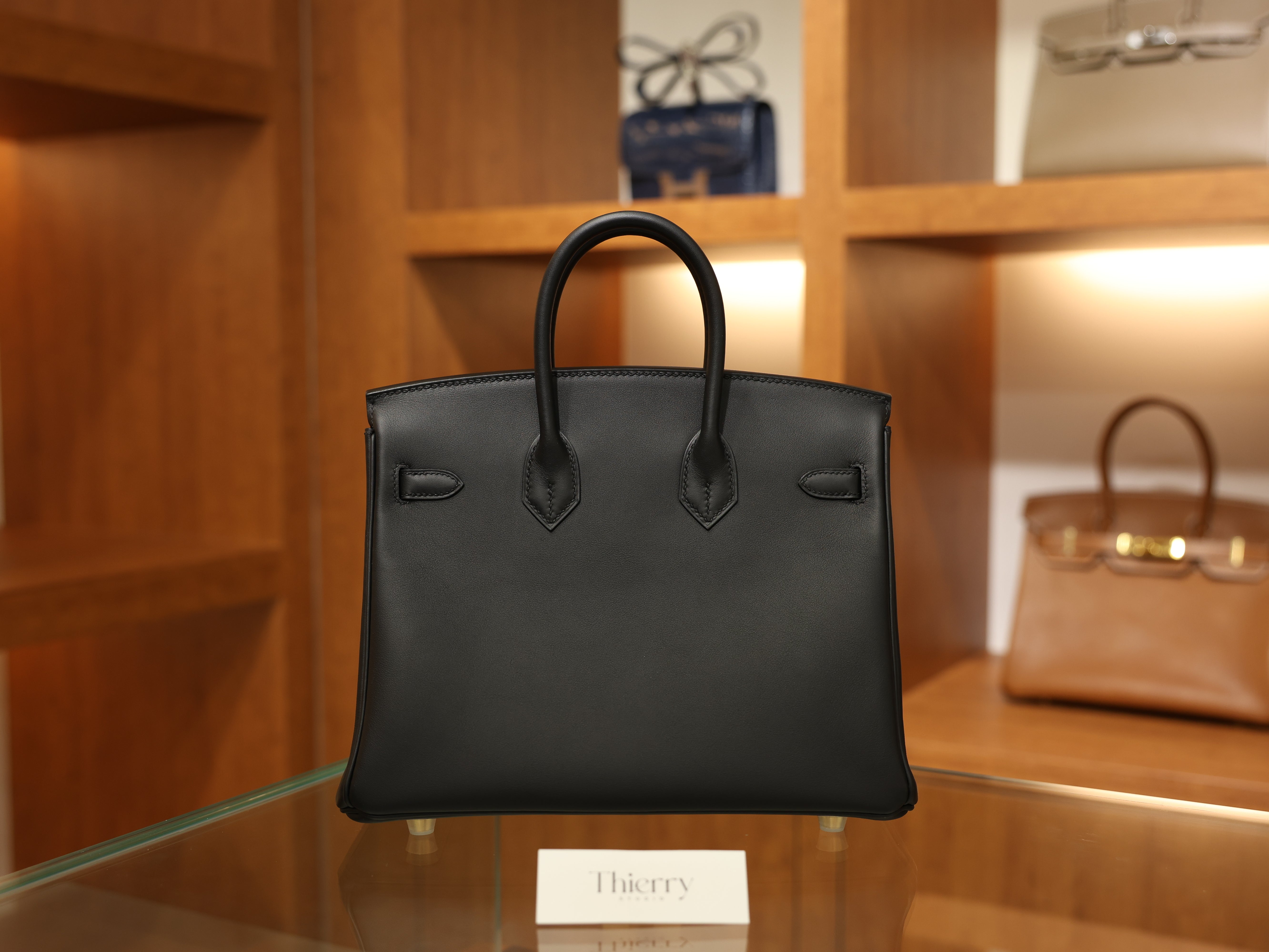 Birkin 25 swift black GHW