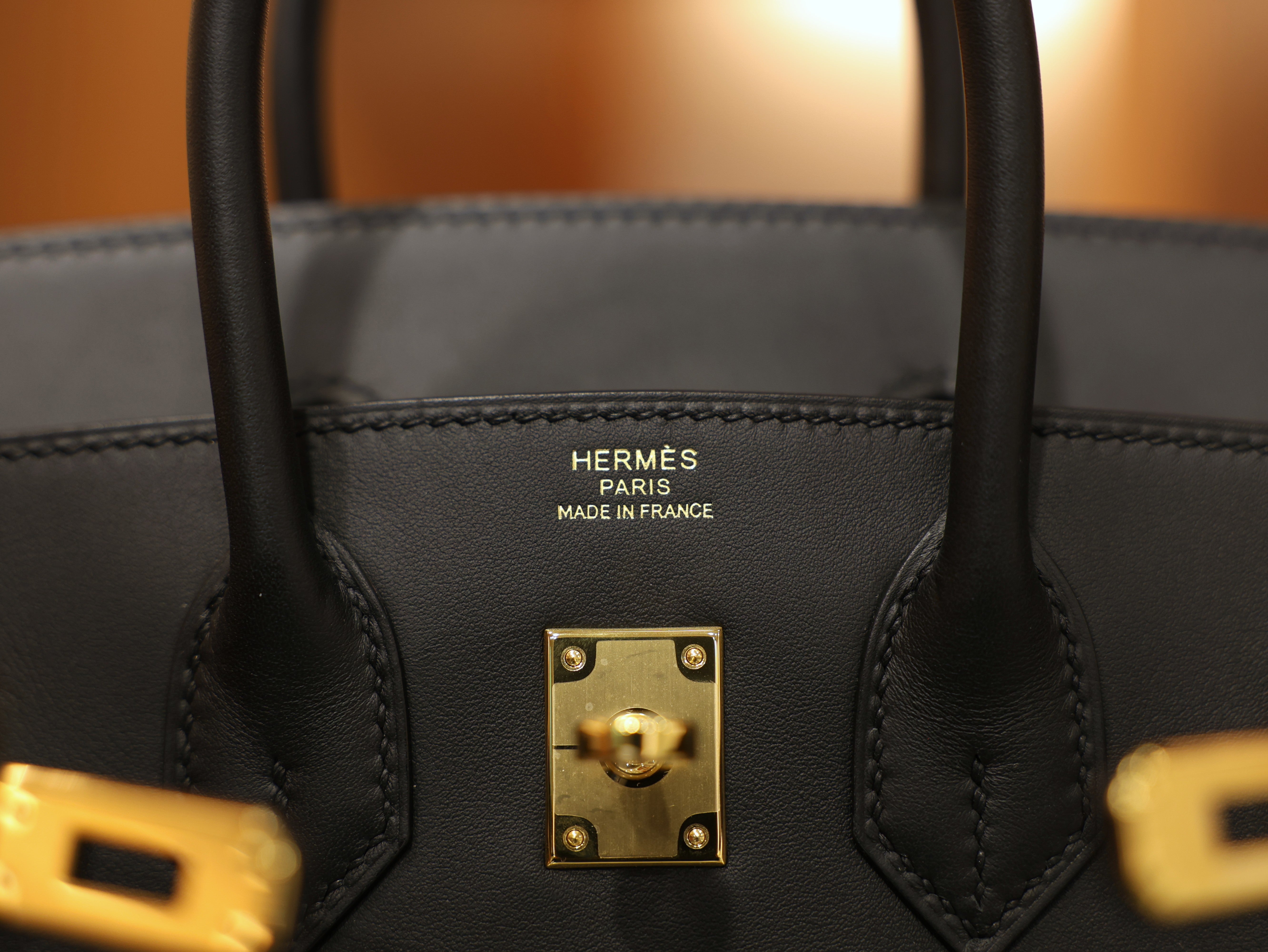 Birkin 25 swift black GHW