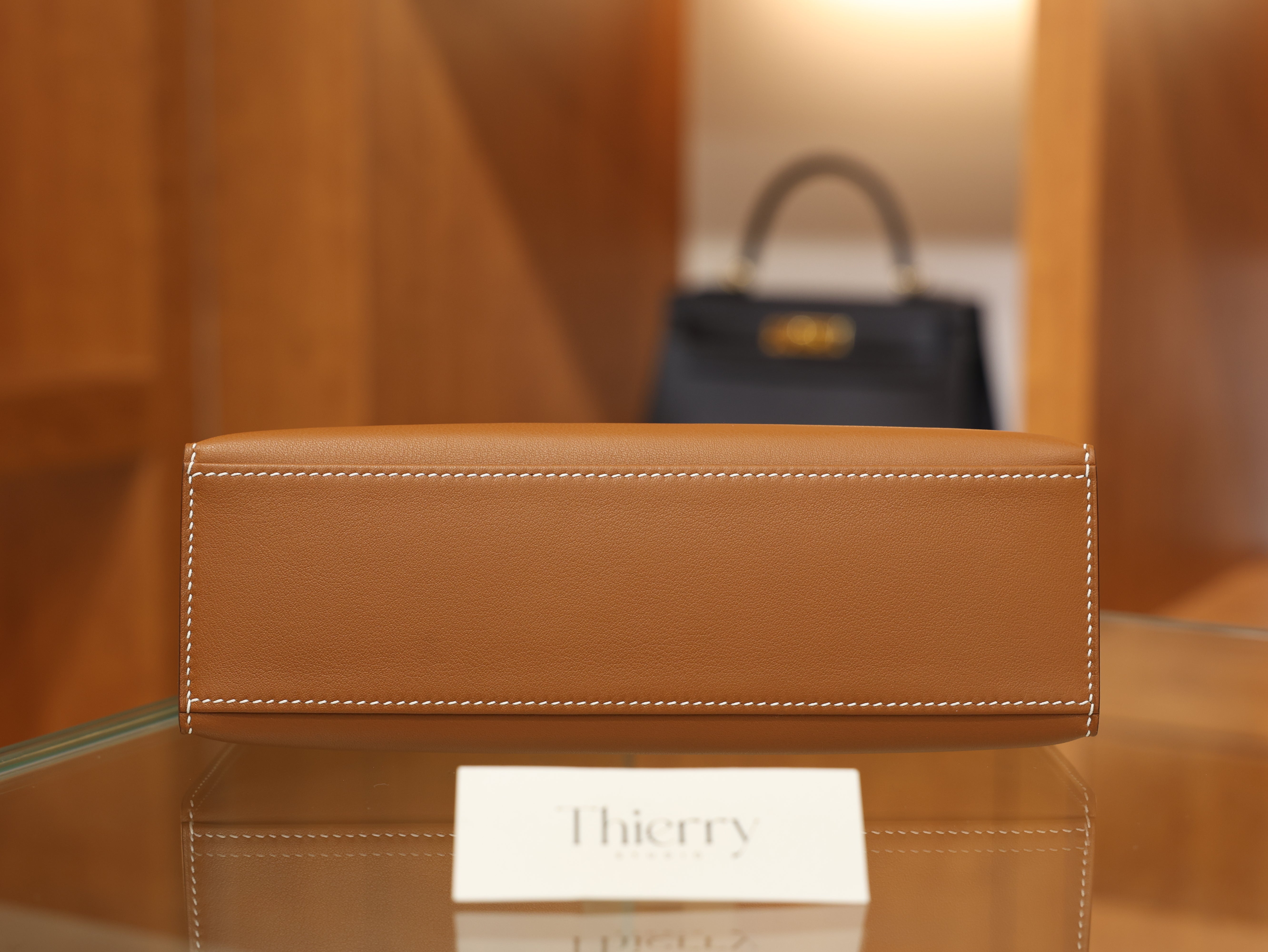 Kelly pochette swift gold PHW