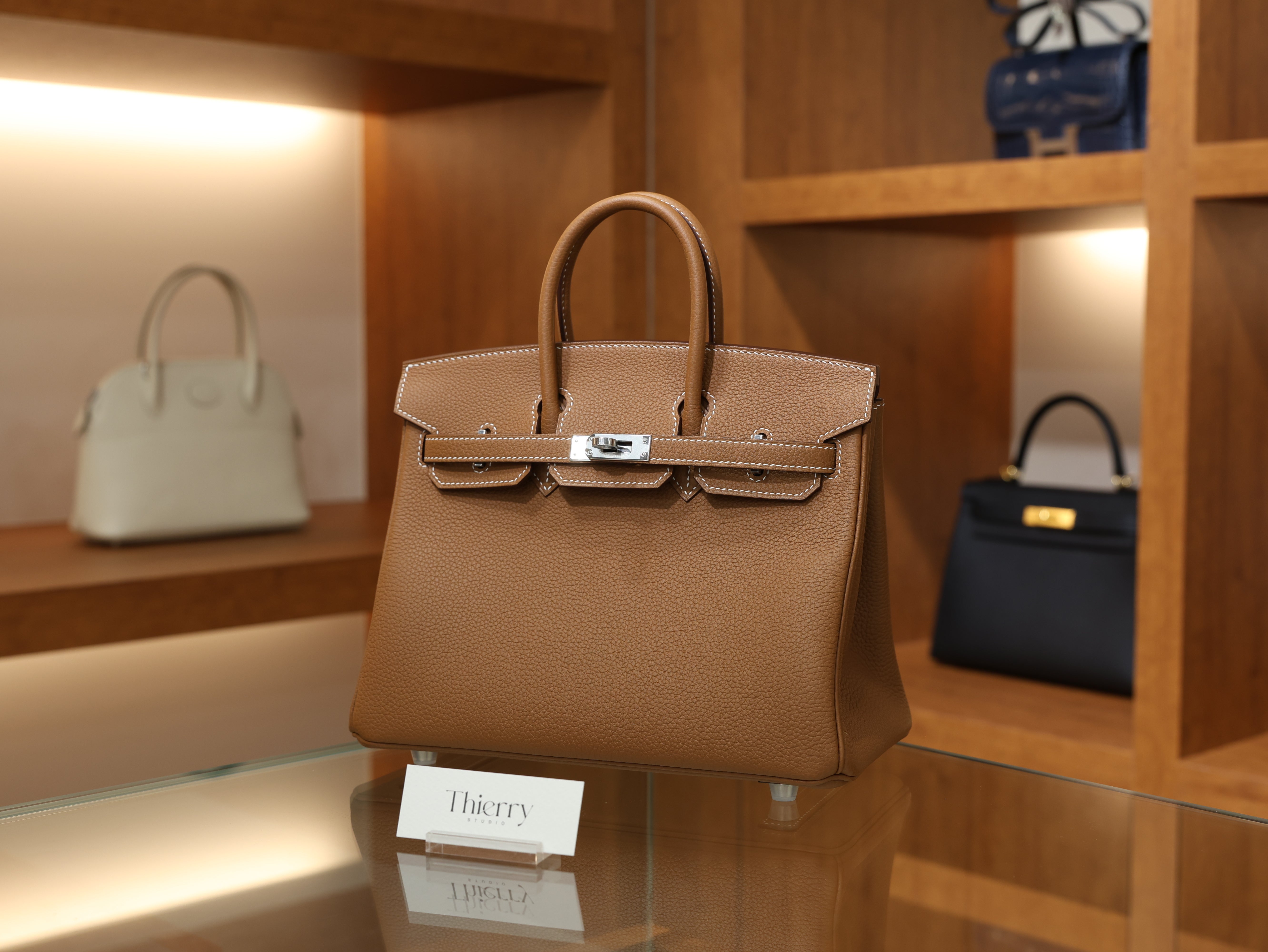 Birkin 25 togo gold PHW