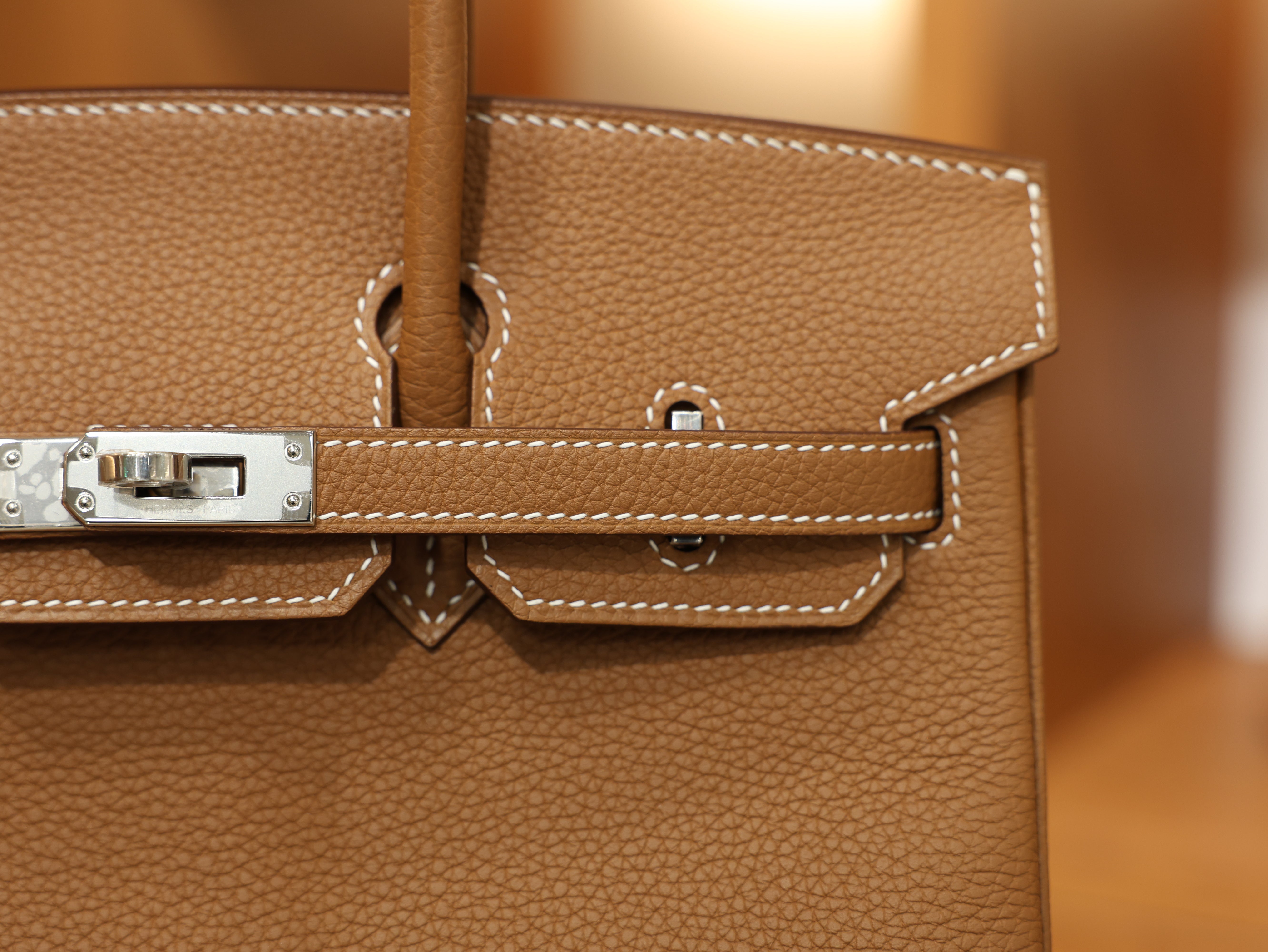 Birkin 25 togo gold PHW