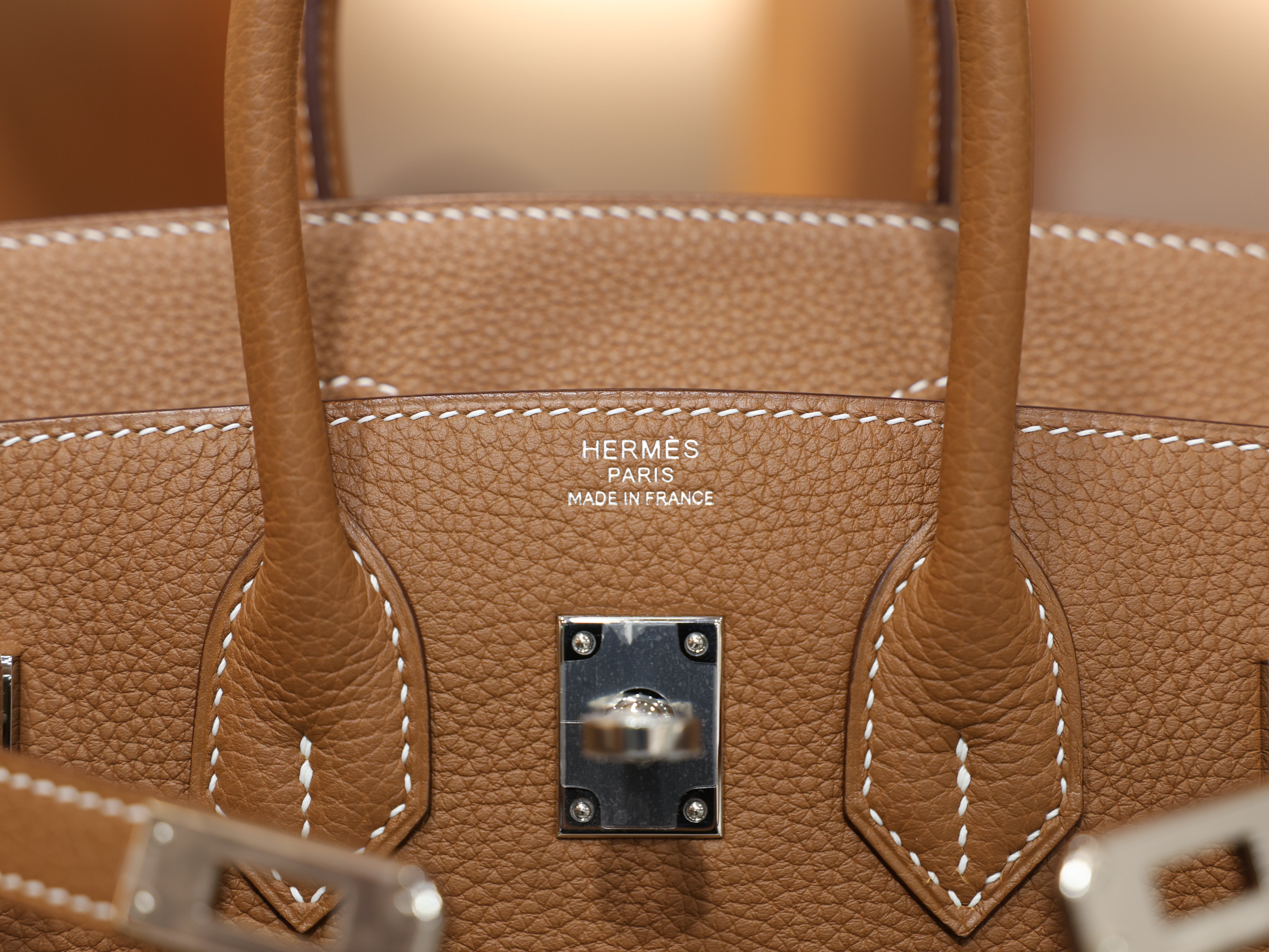 Birkin 25 togo gold PHW