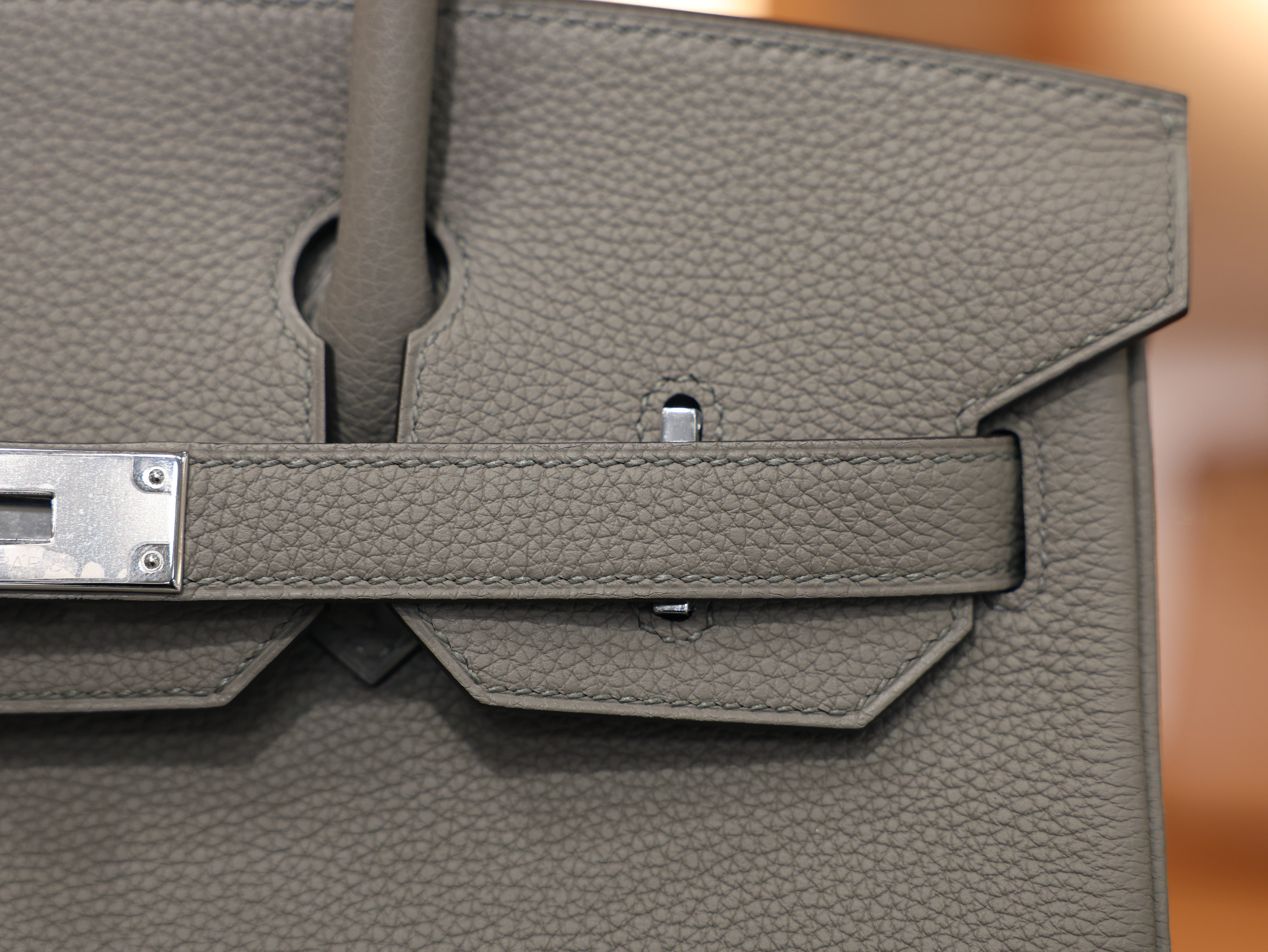 Birkin 30 togo gris asphalt PHW