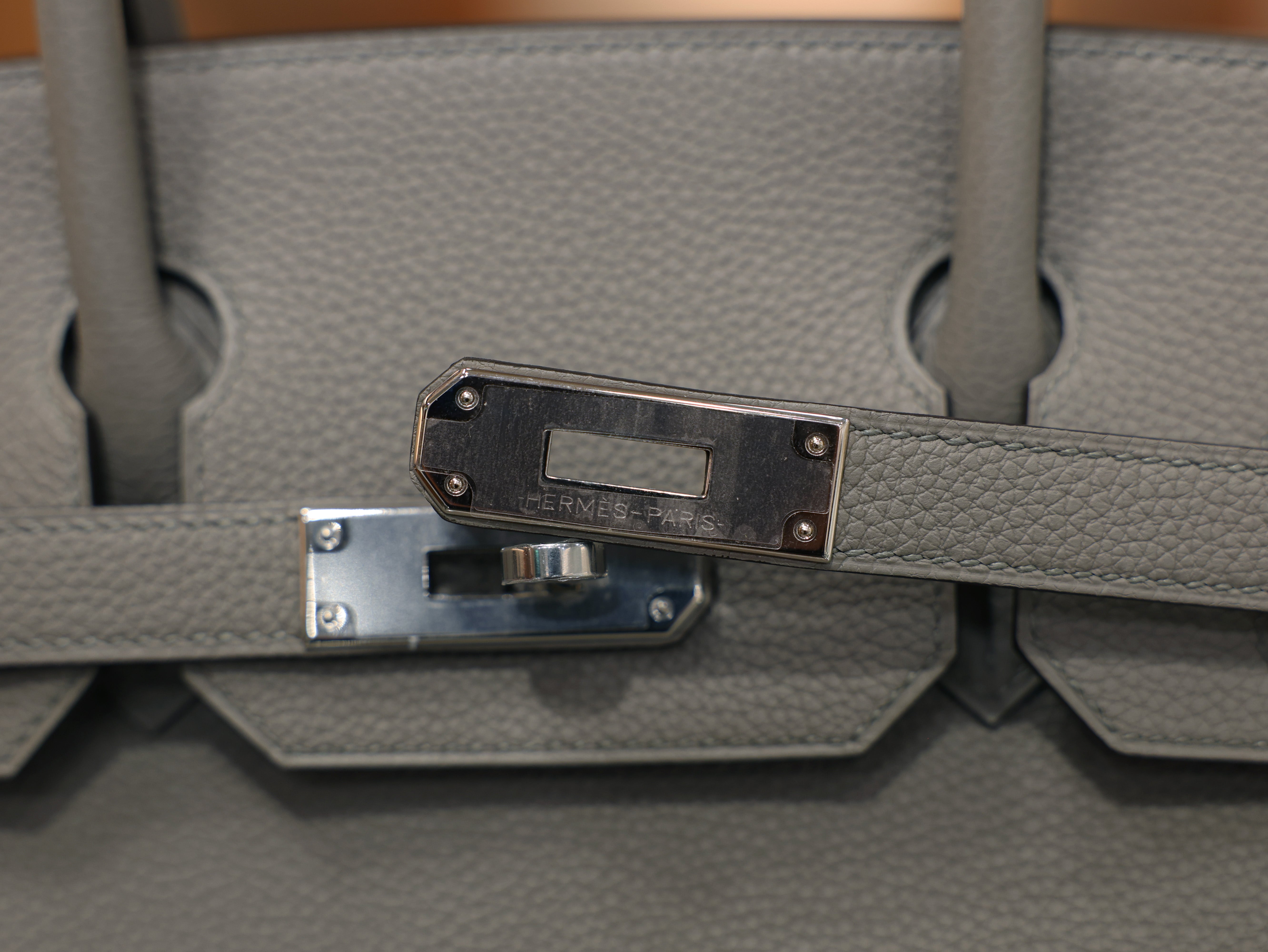 Birkin 30 togo gris asphalt PHW