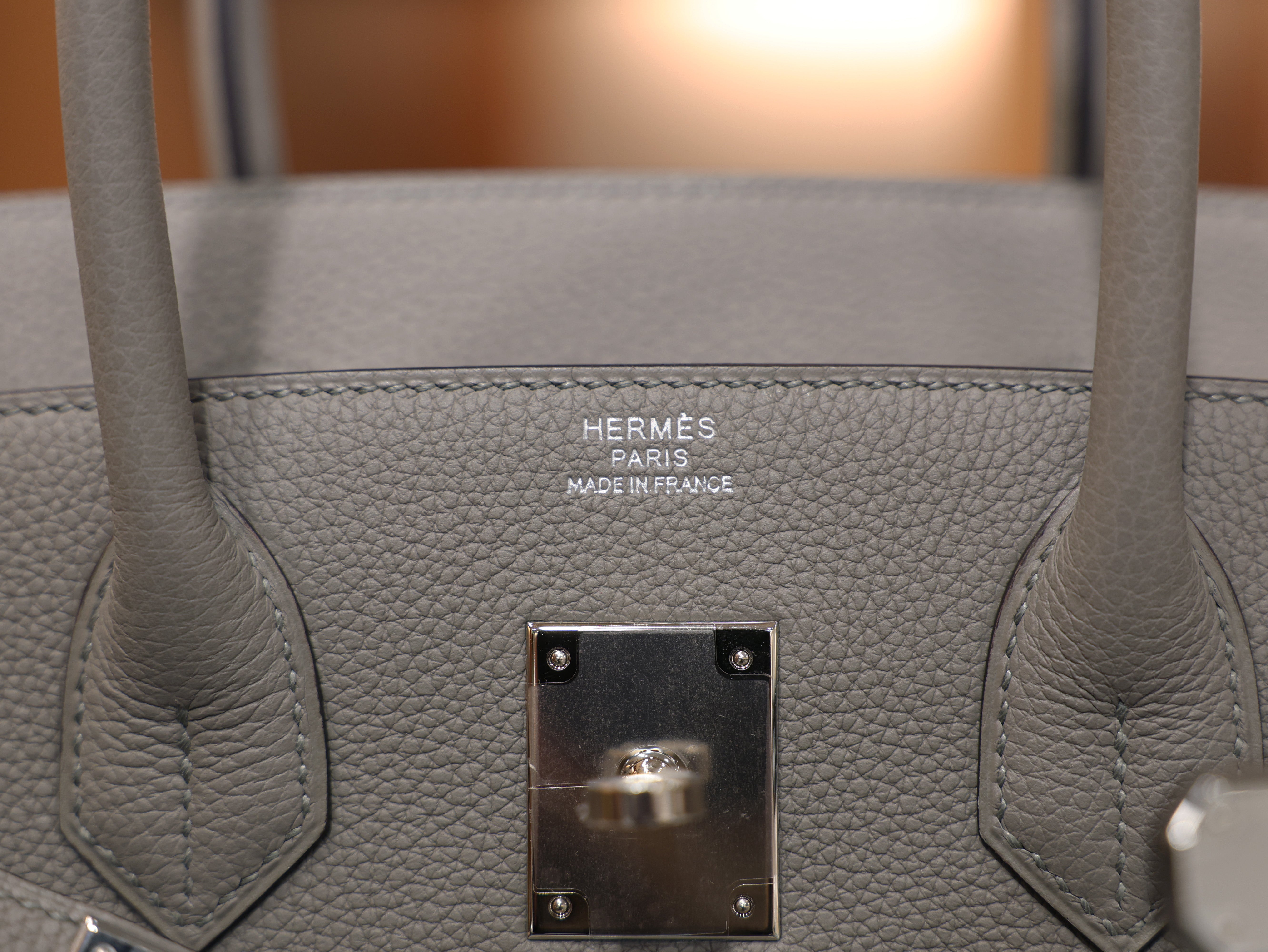 Birkin 30 togo gris asphalt PHW