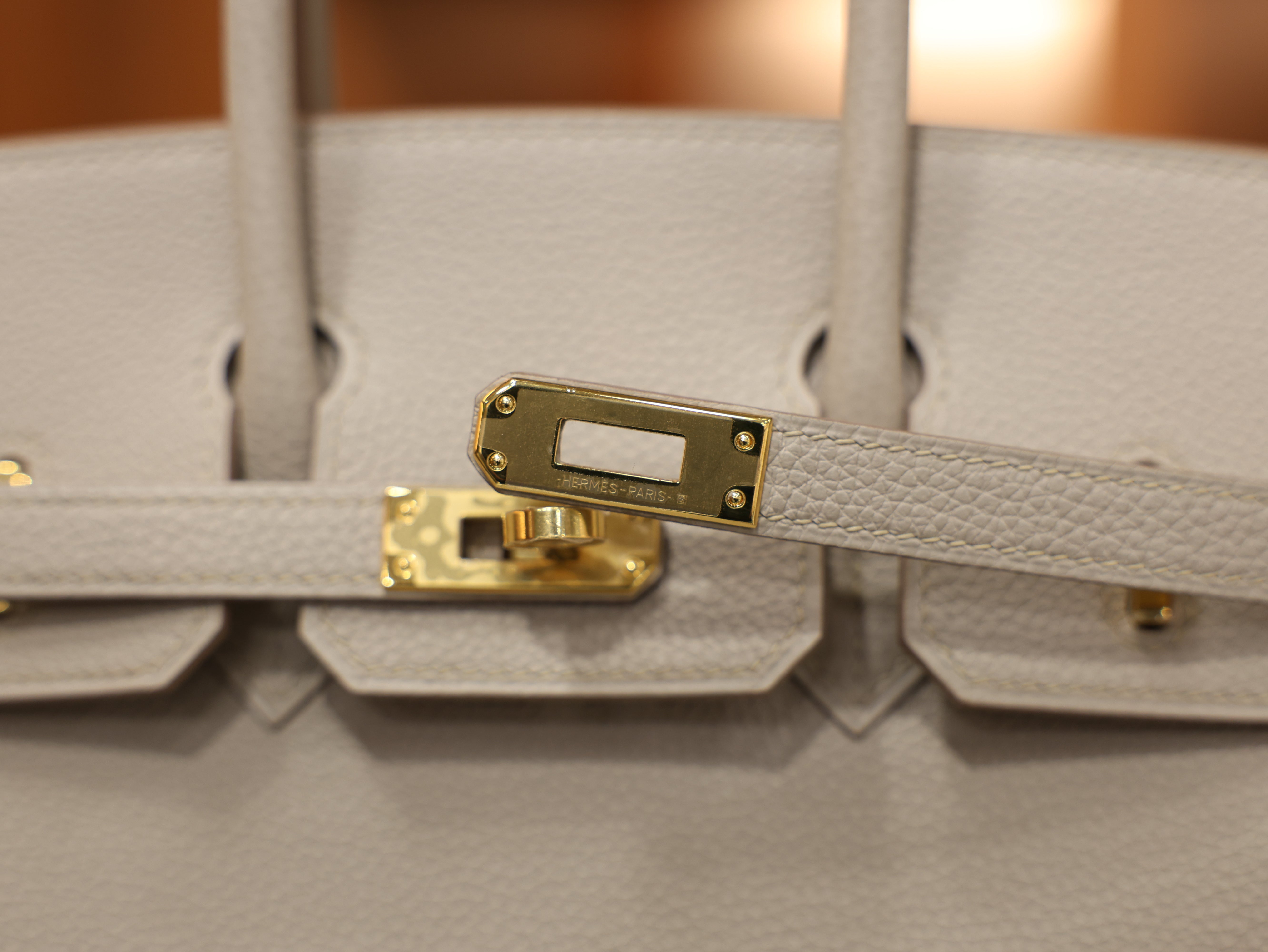 Birkin 25 togo beton GHW