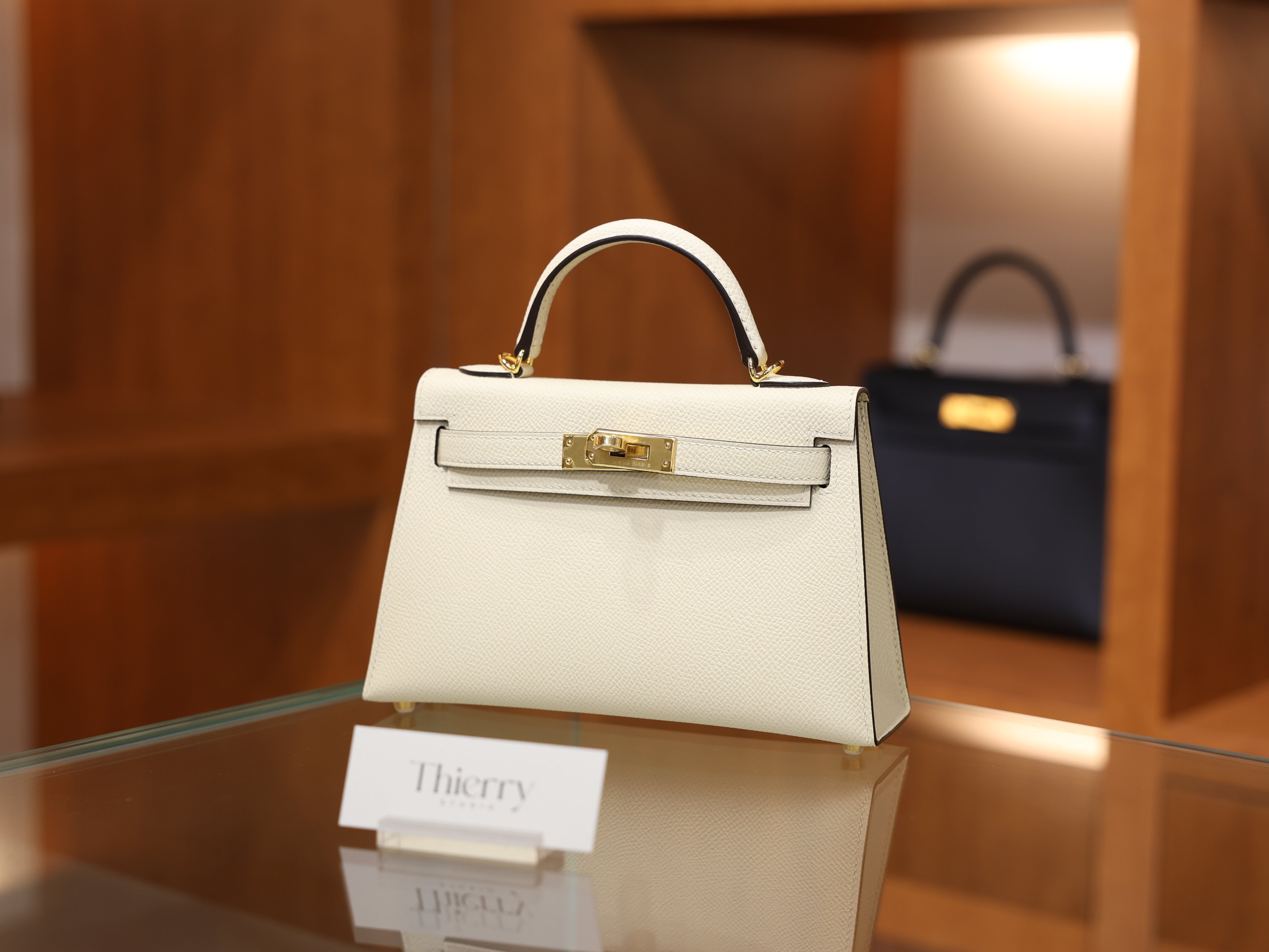 Kelly mini 2 epsom nata GHW