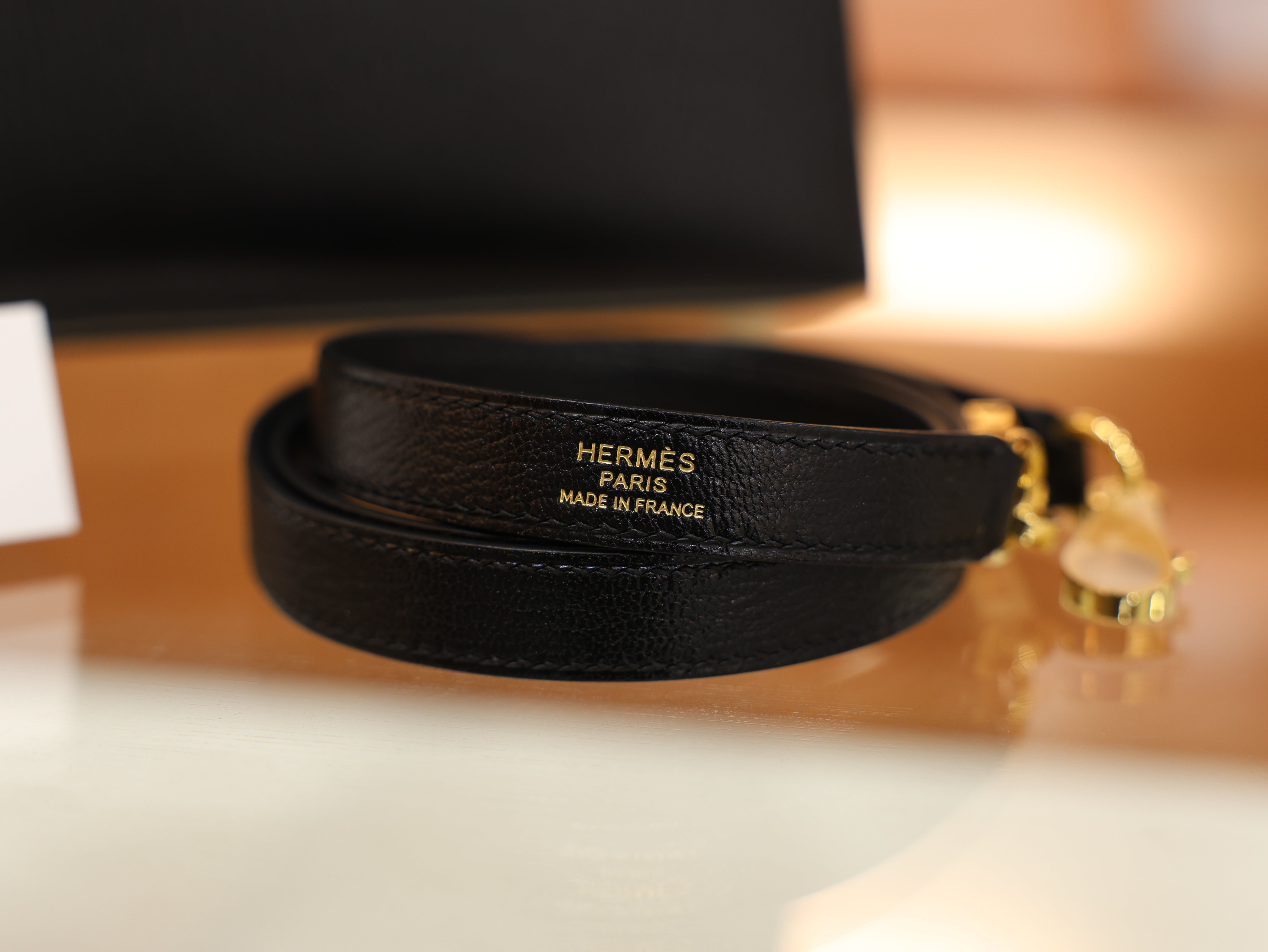 Kelly 25 chevre mysore black GHW