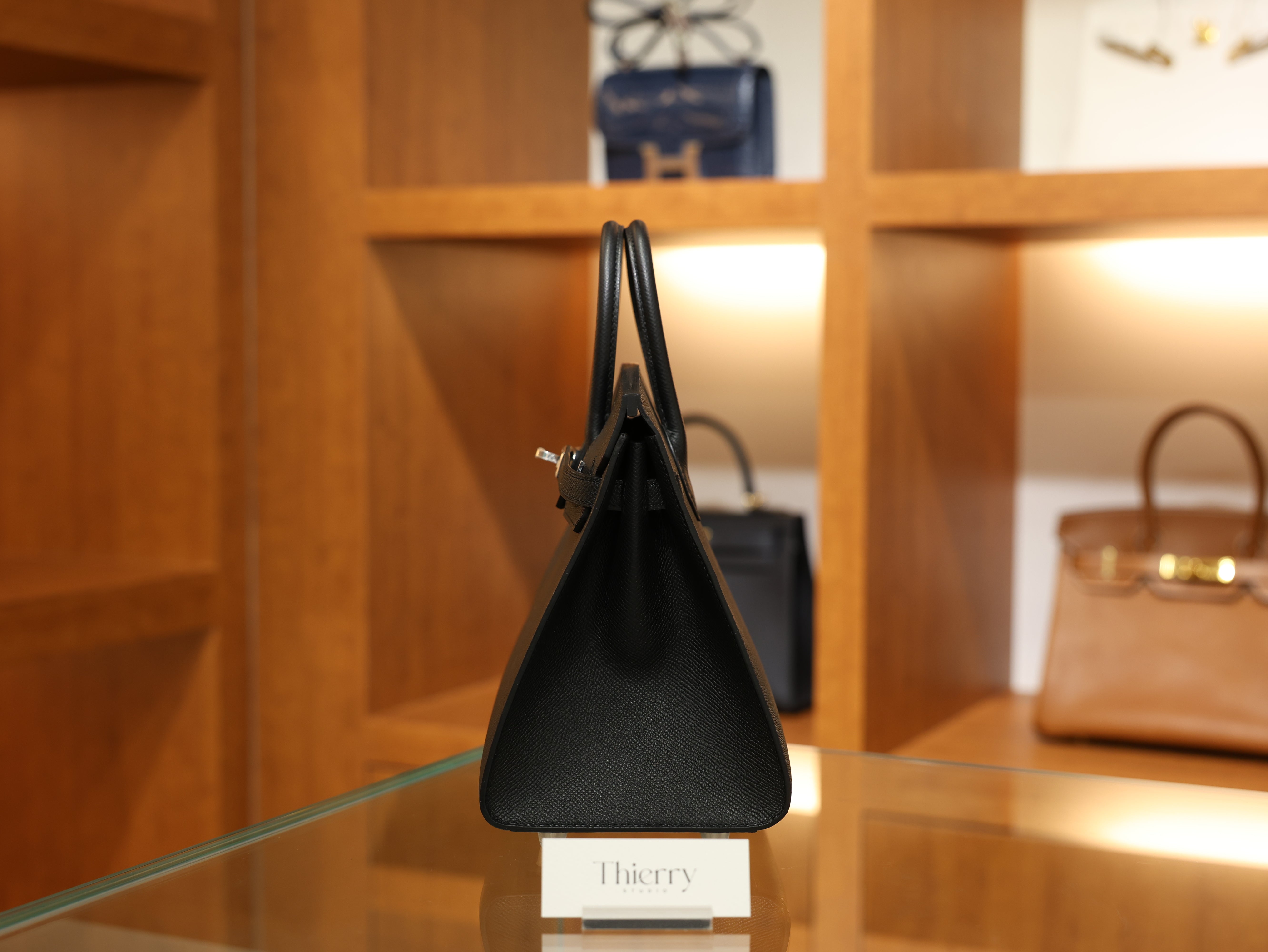 Birkin 25 epsom sellier black PHW