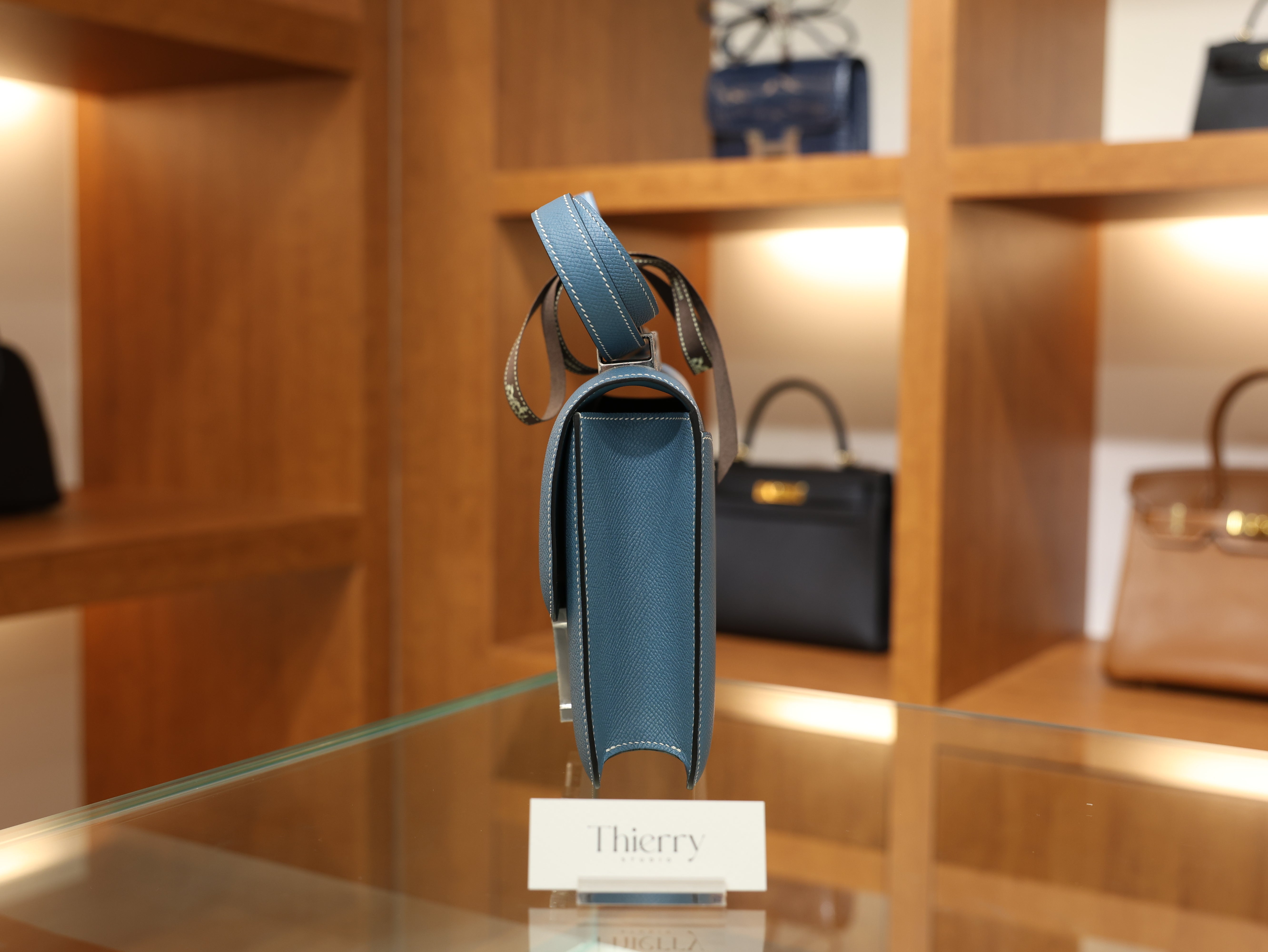 Constance 18 epsom blue jean PHW