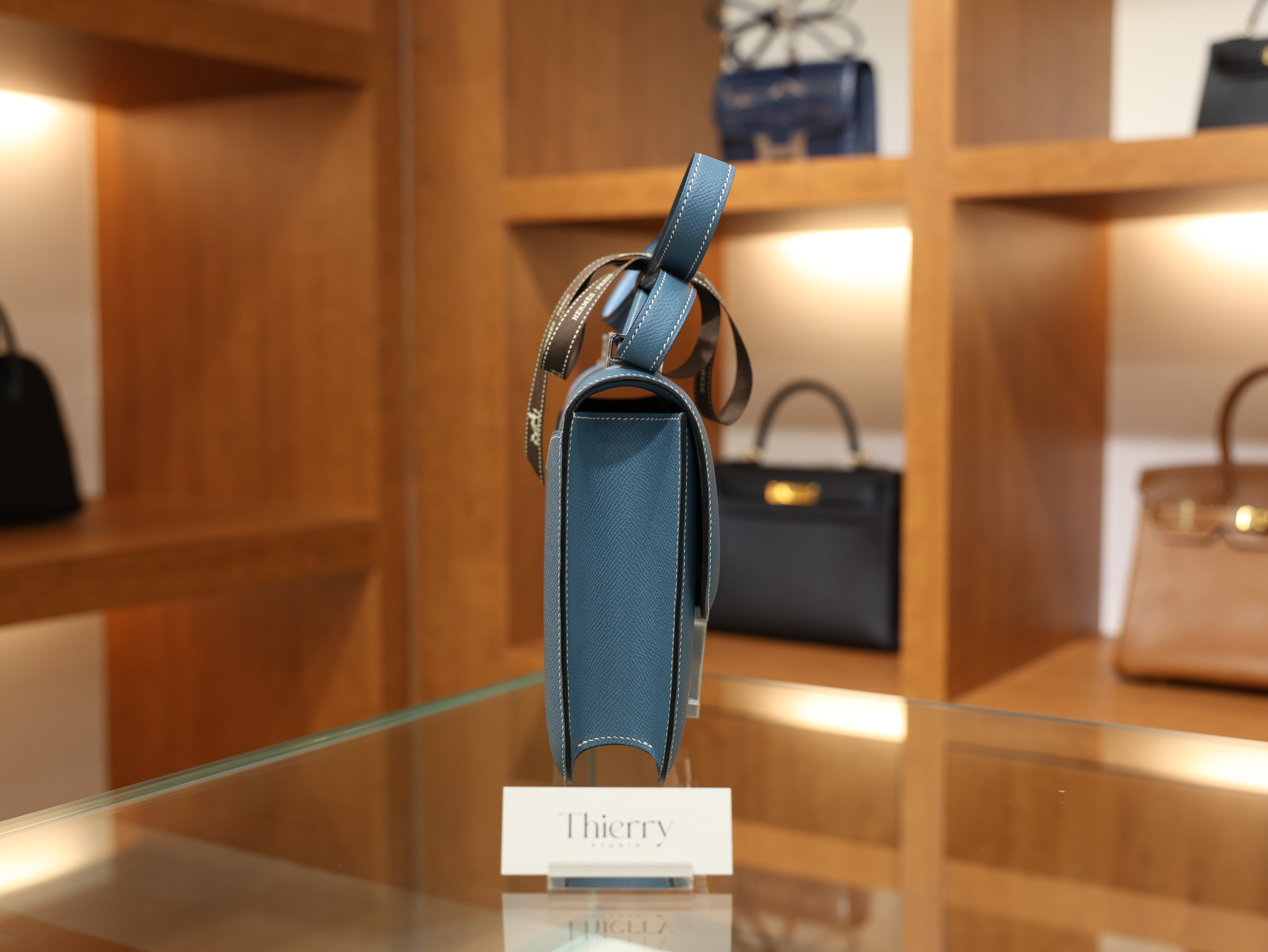 Constance 18 epsom blue jean PHW