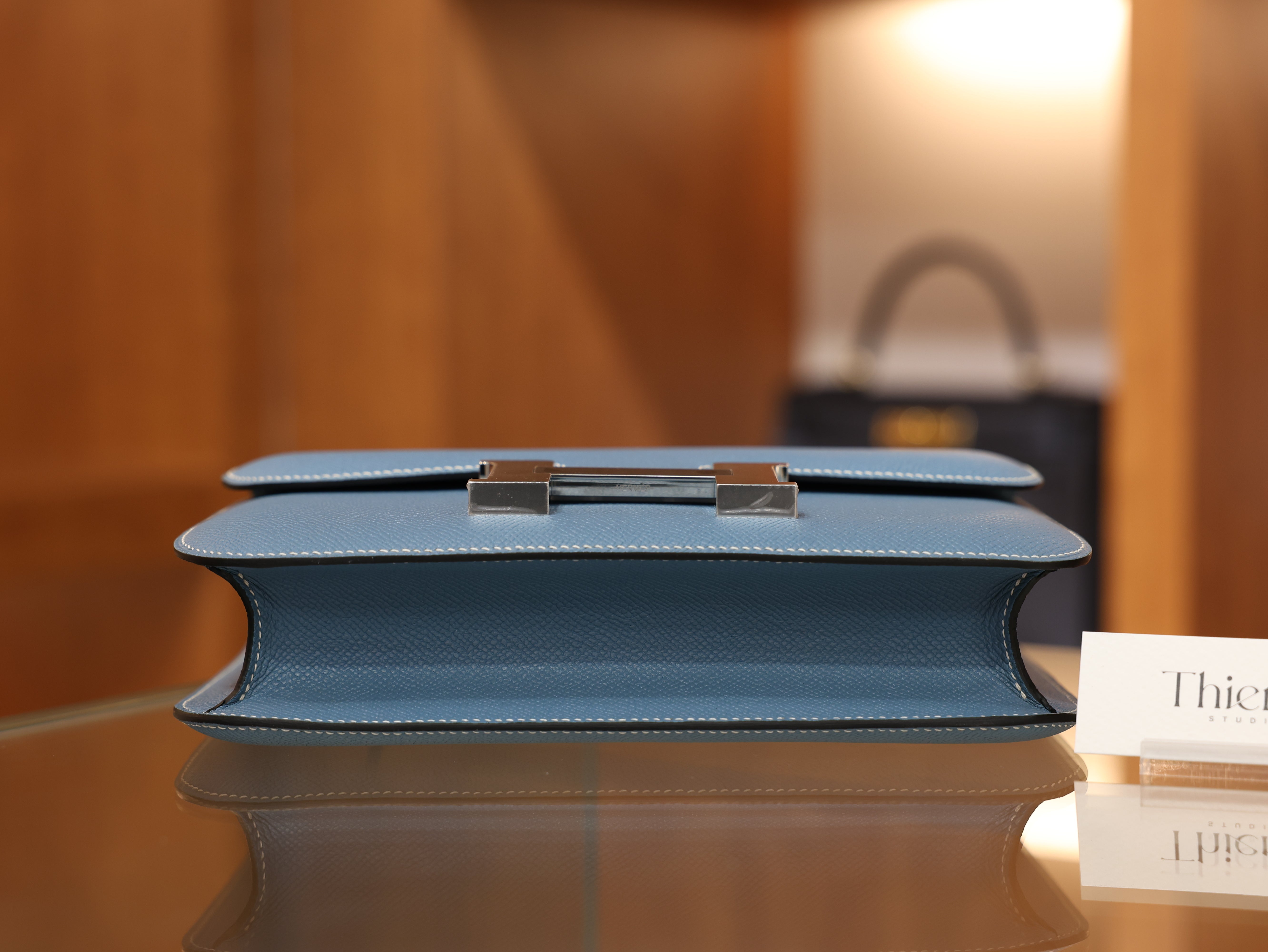 Constance 18 epsom blue jean PHW