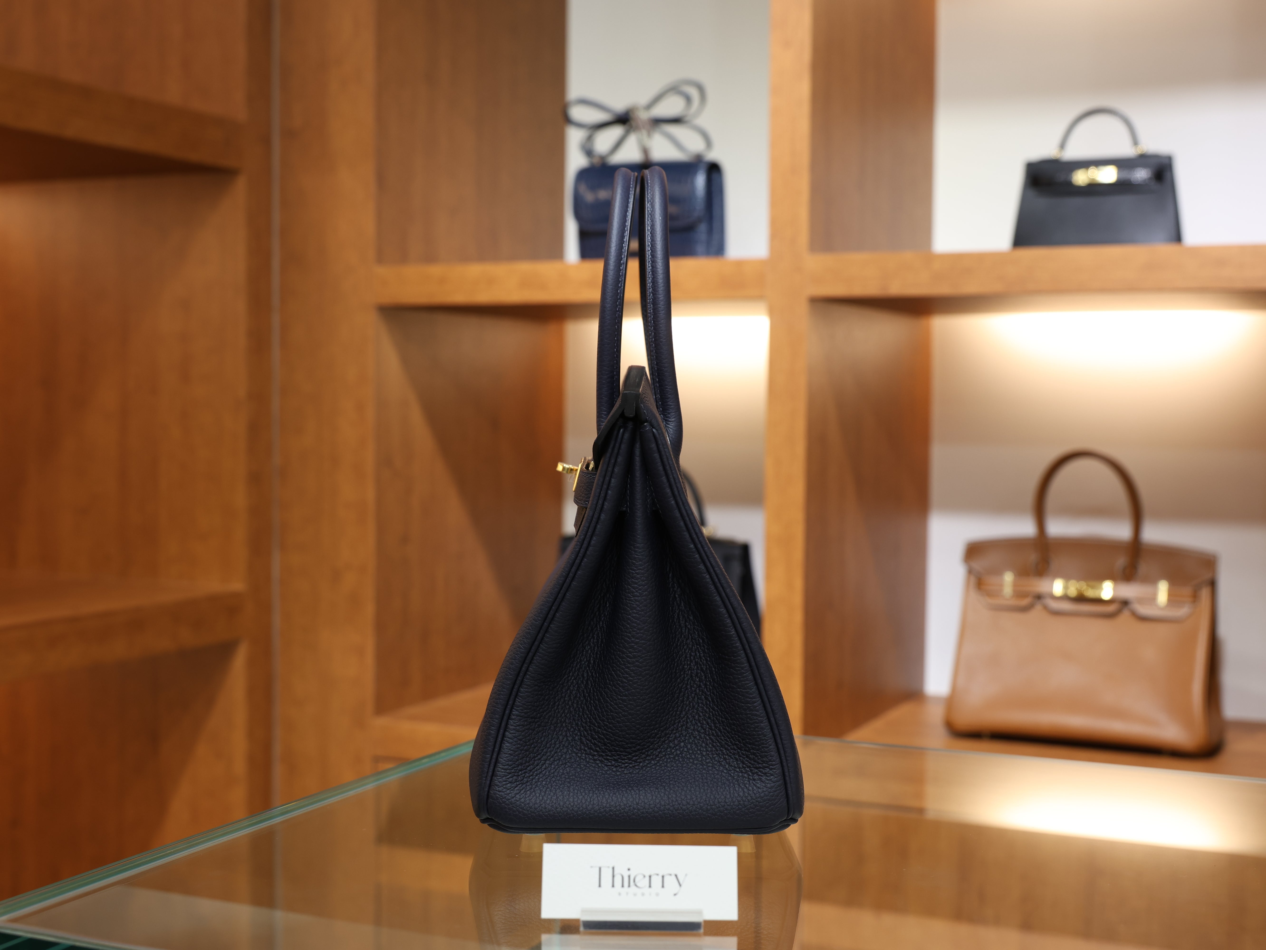 Birkin 30 togo blue nuit GHW
