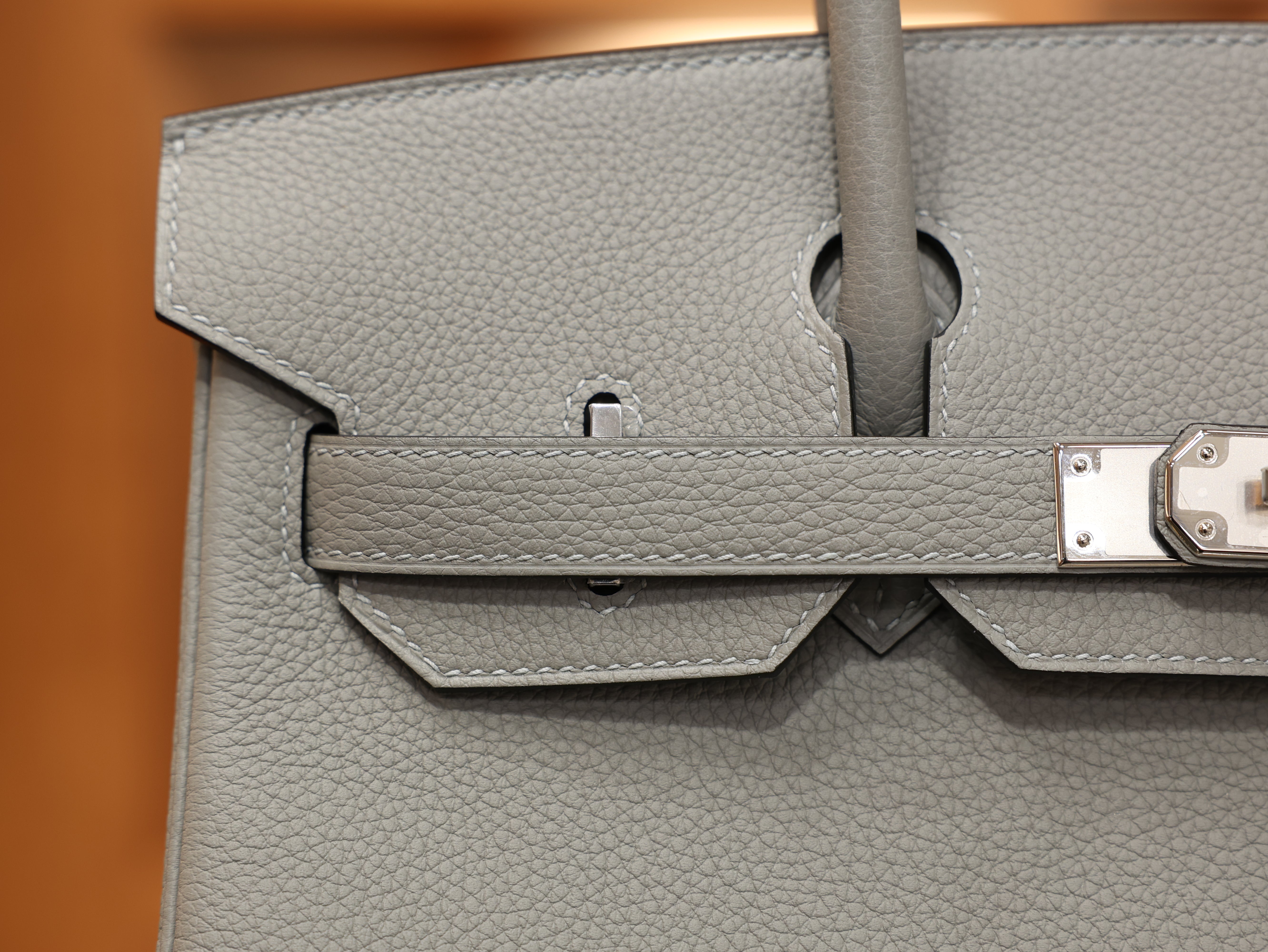 Birkin 30 togo gris mouette PHW