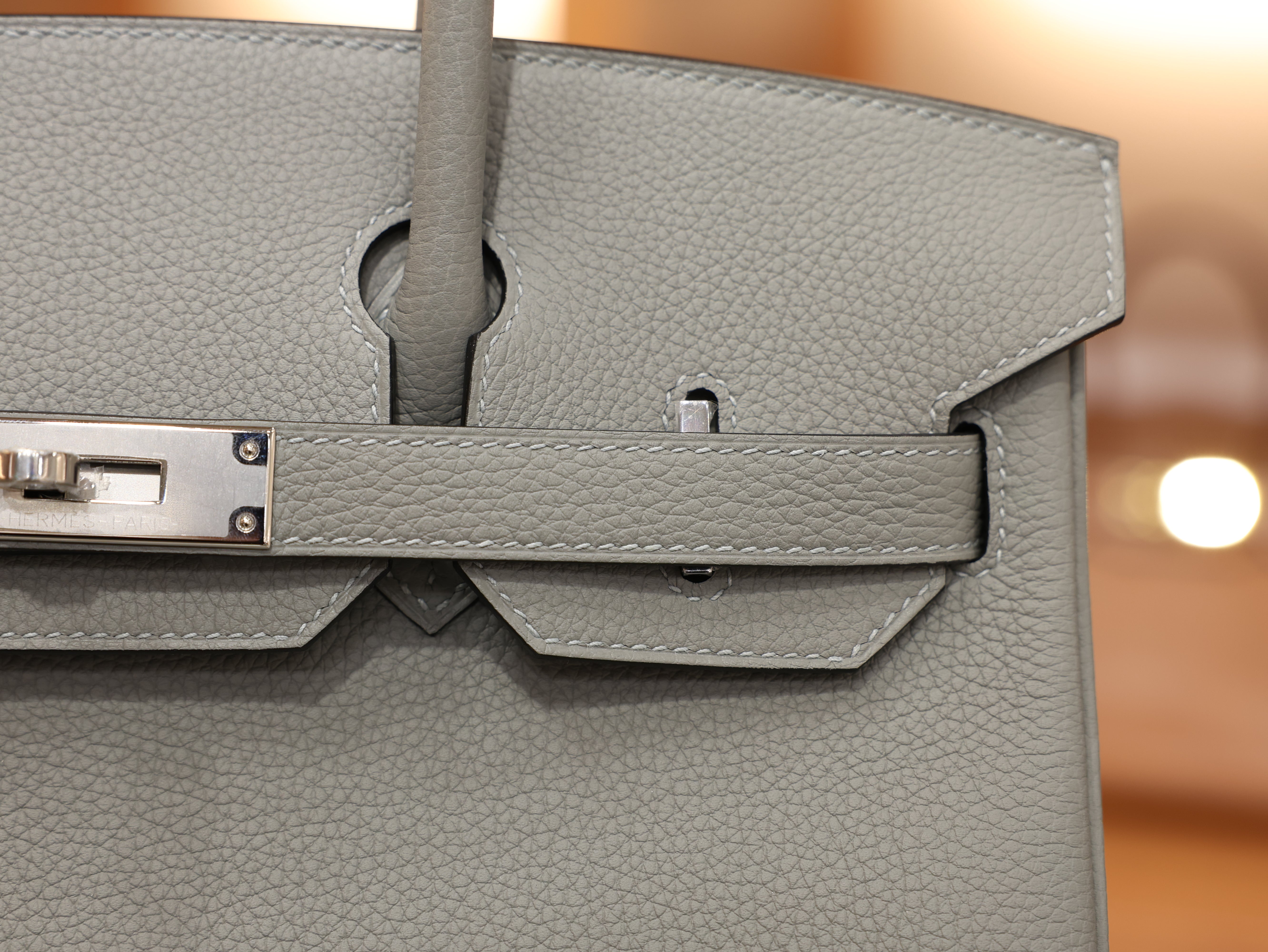 Birkin 30 togo gris mouette PHW