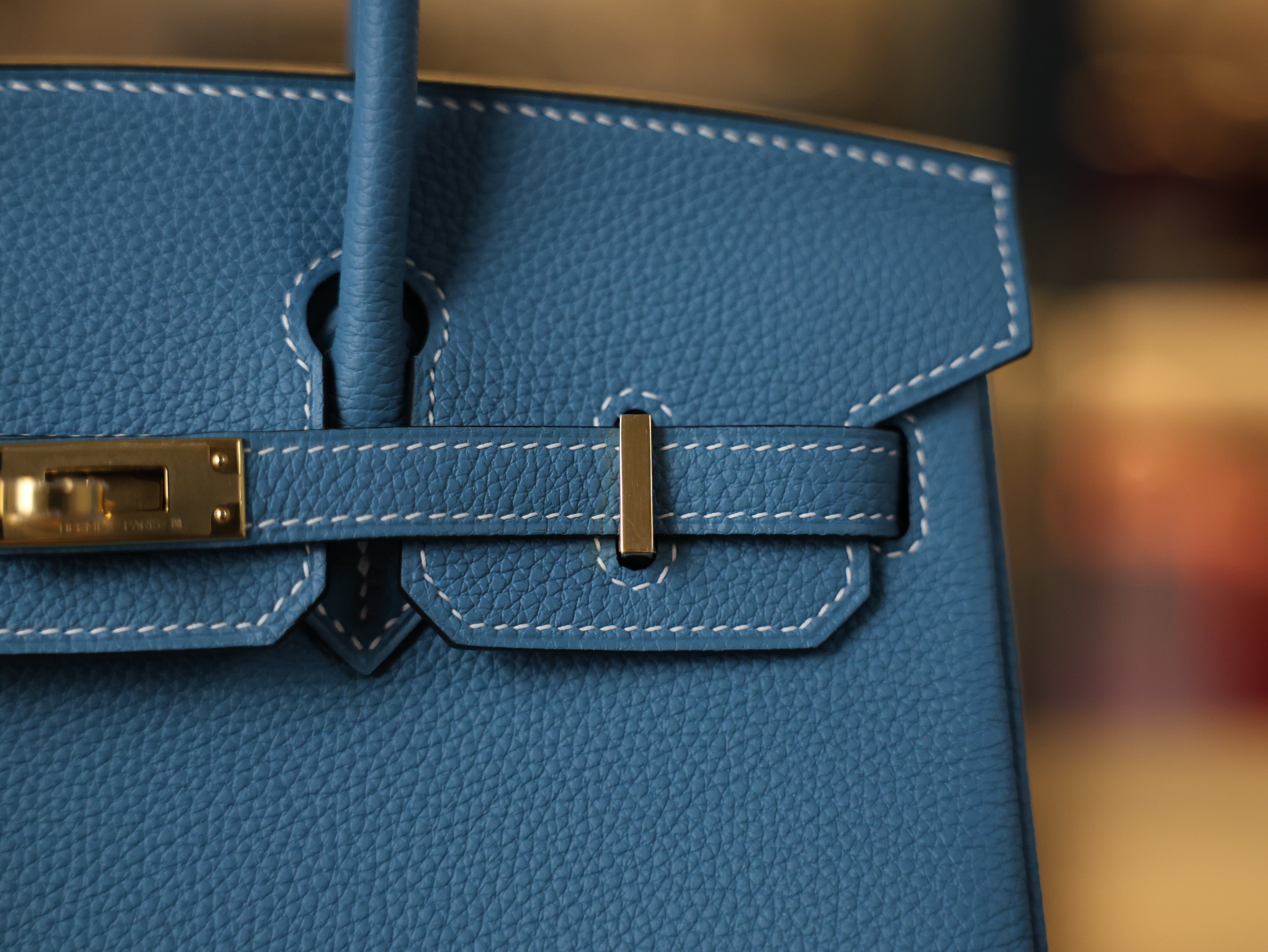 Birkin 25 togo blue jean GHW