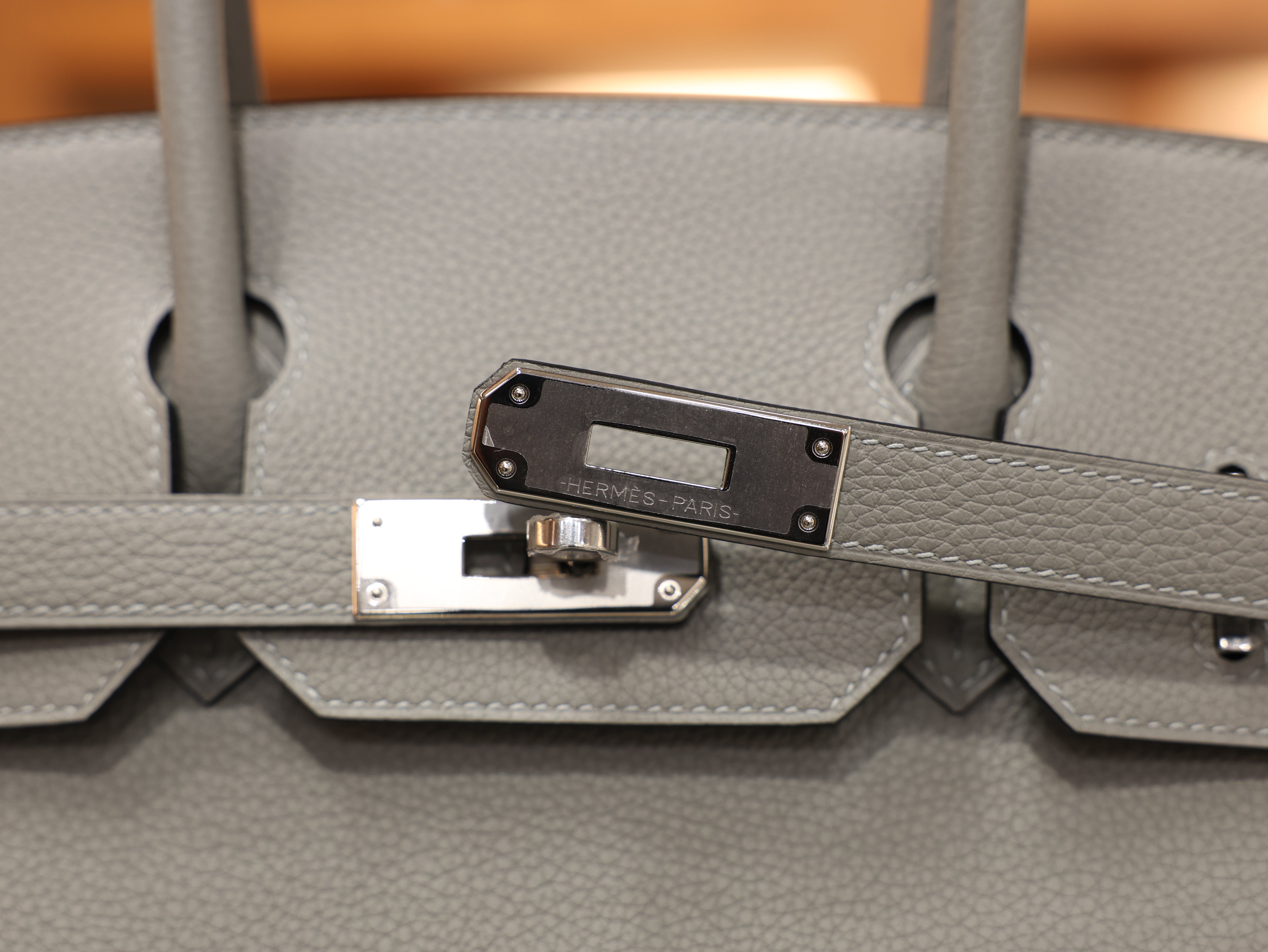 Birkin 30 togo gris mouette PHW