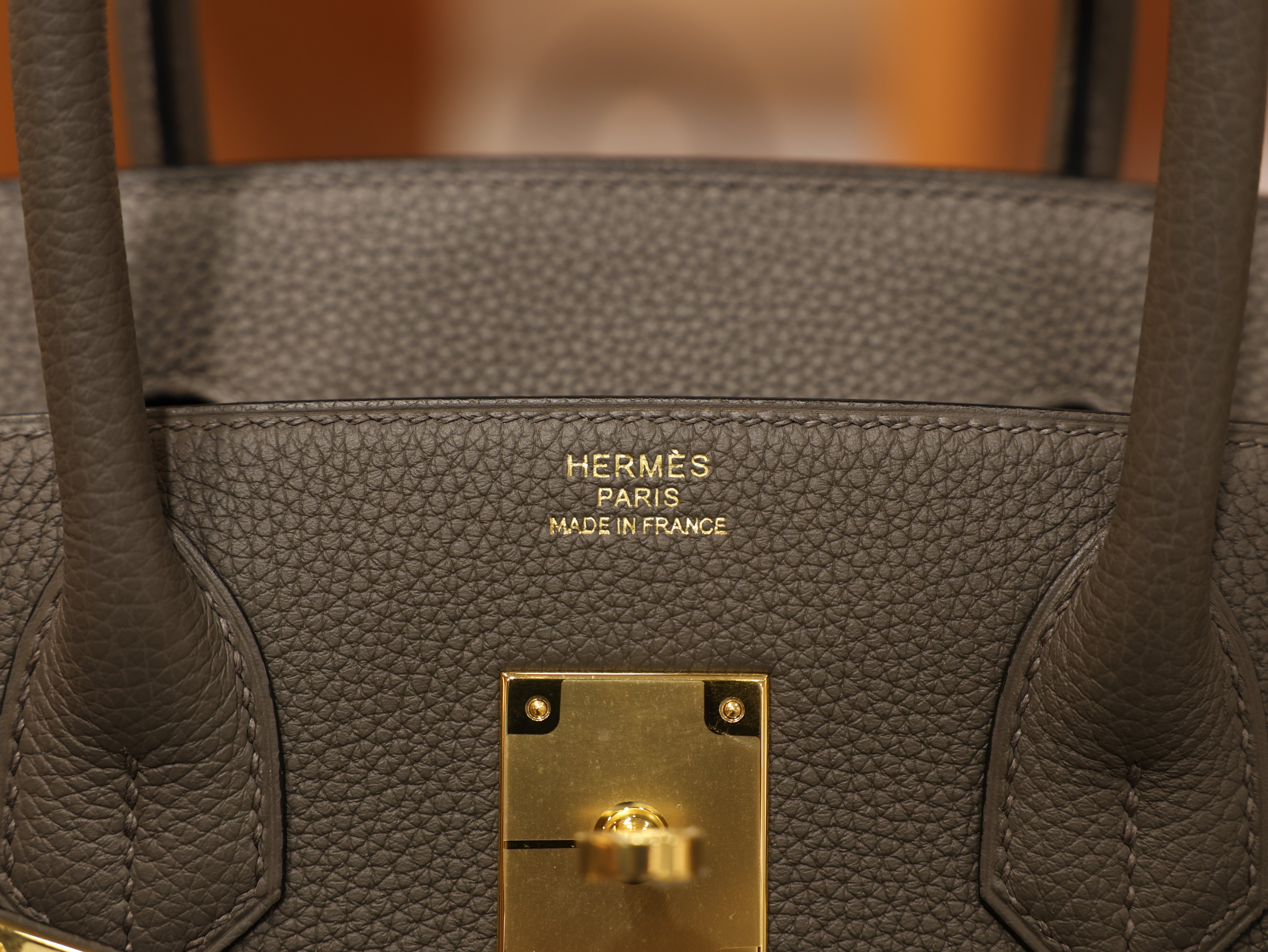Birkin 30 togo etain GHW