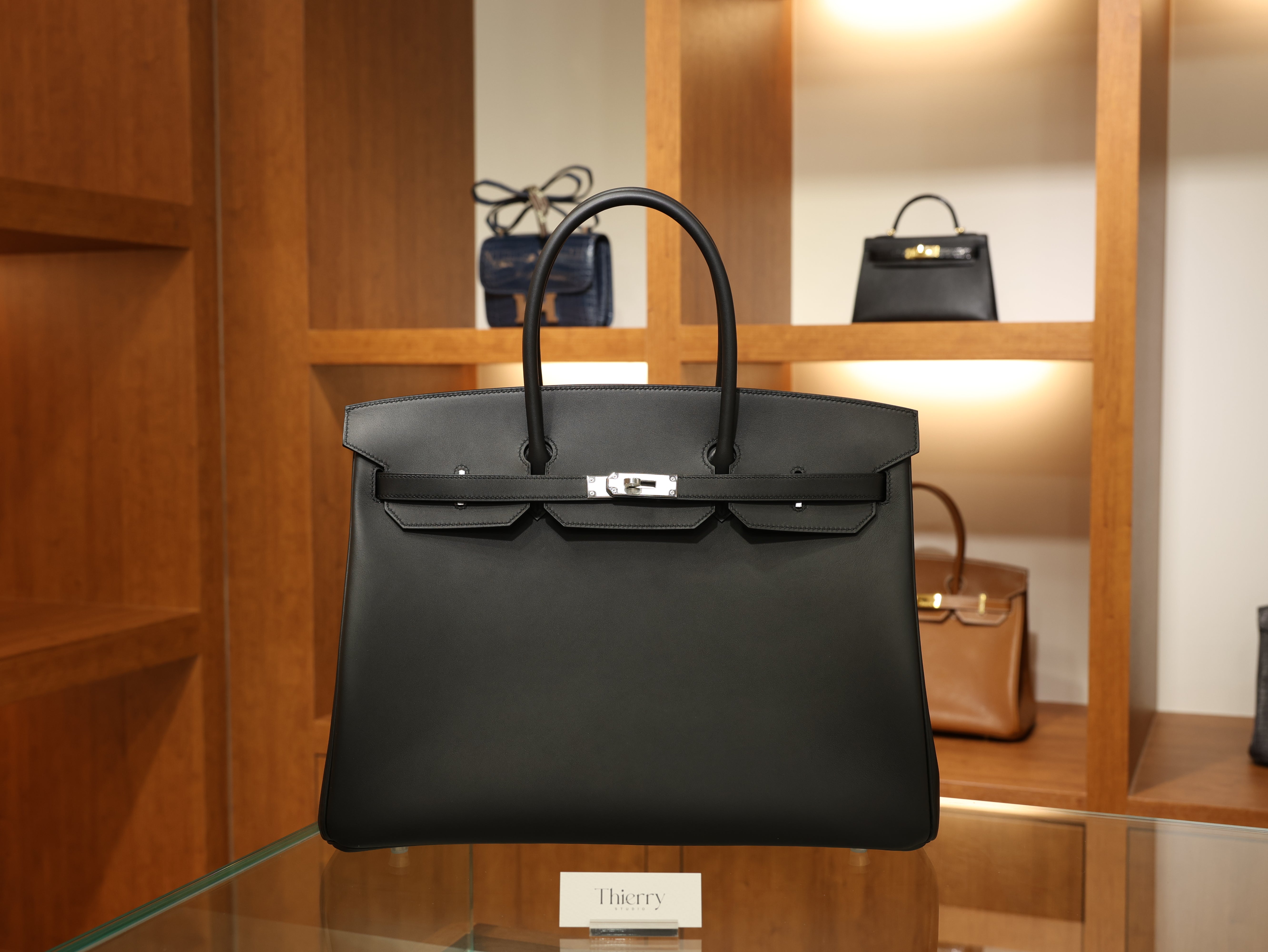 Birkin 40 swift black PHW