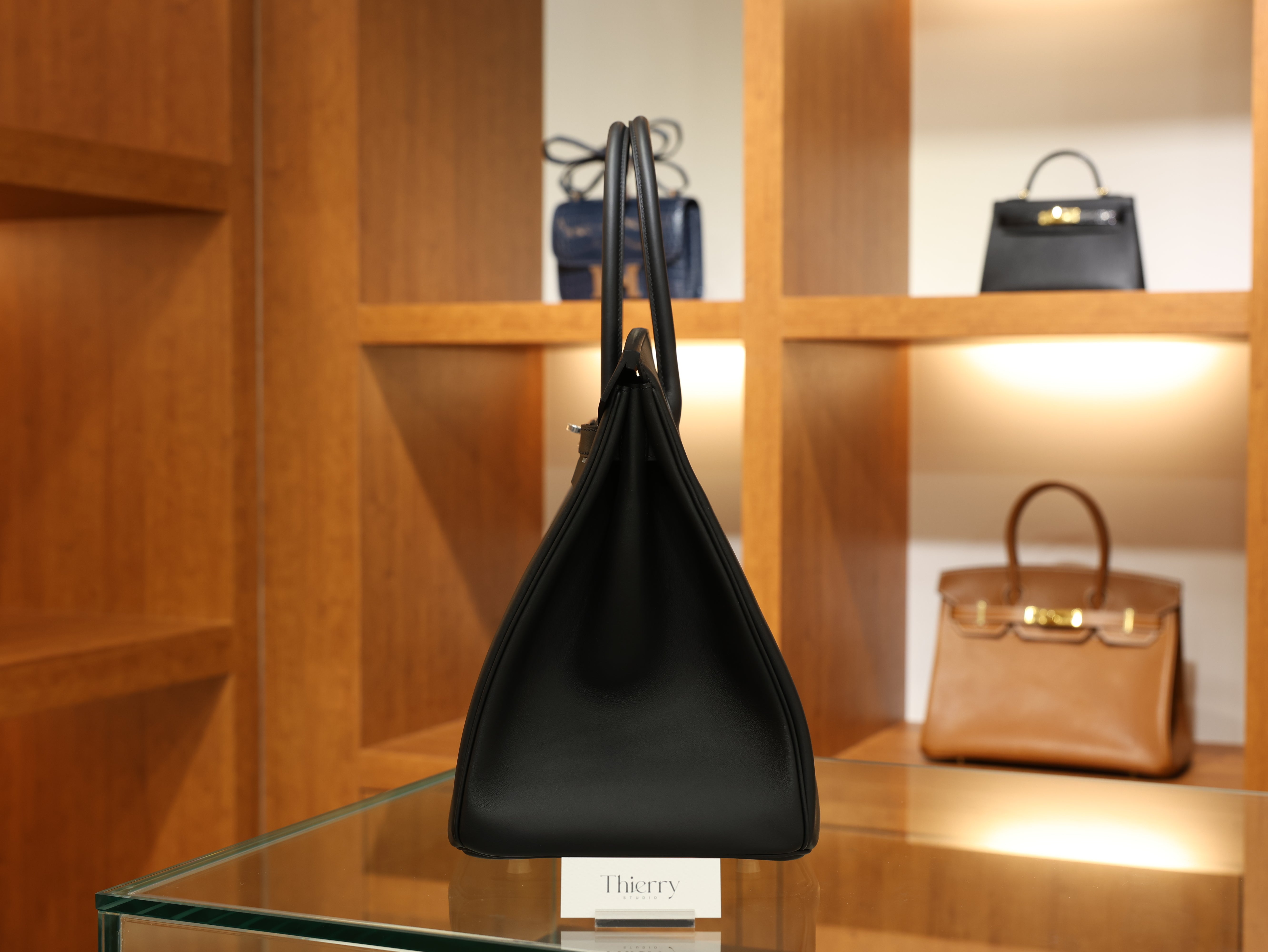 Birkin 40 swift black PHW