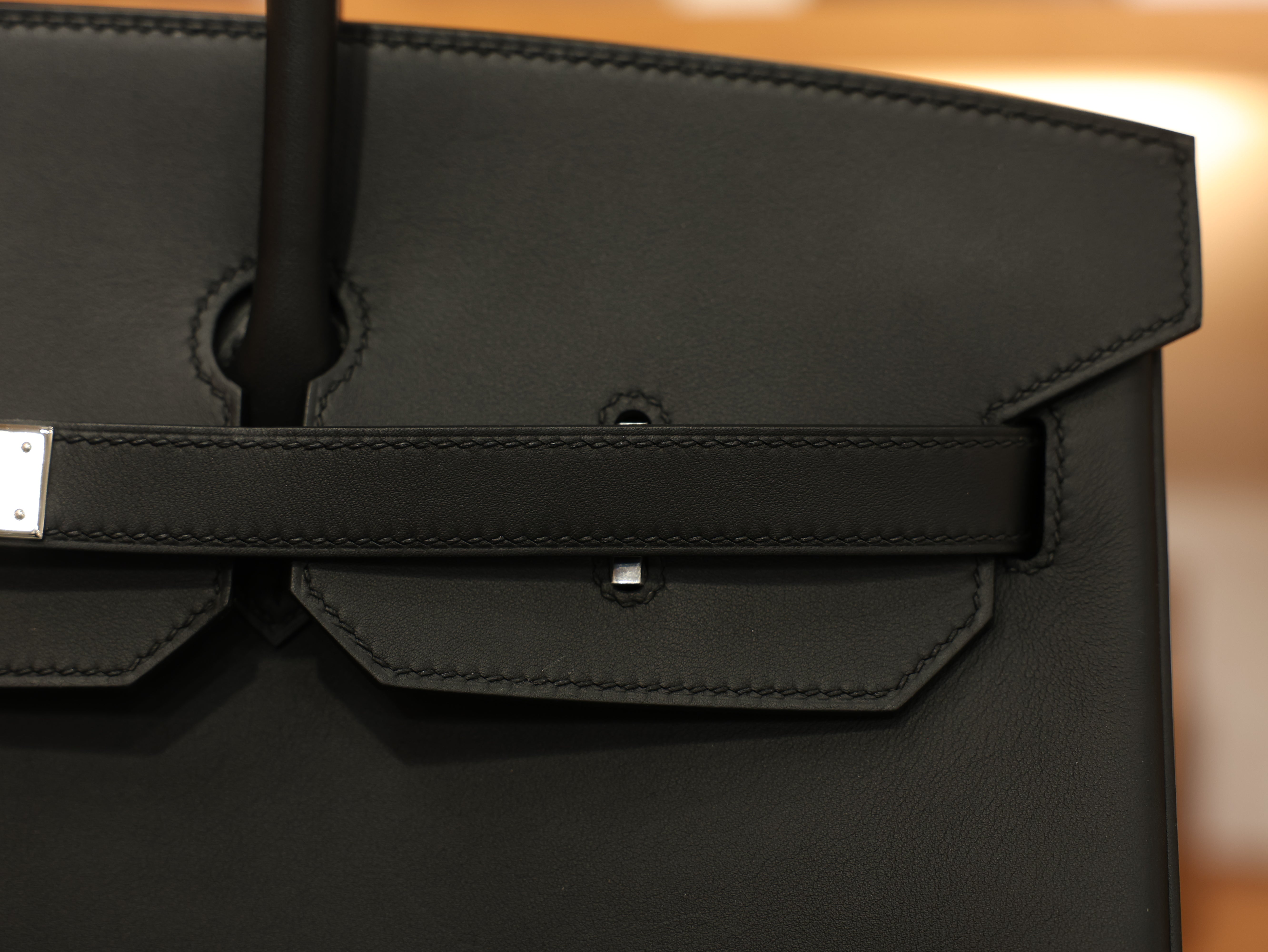 Birkin 40 swift black PHW