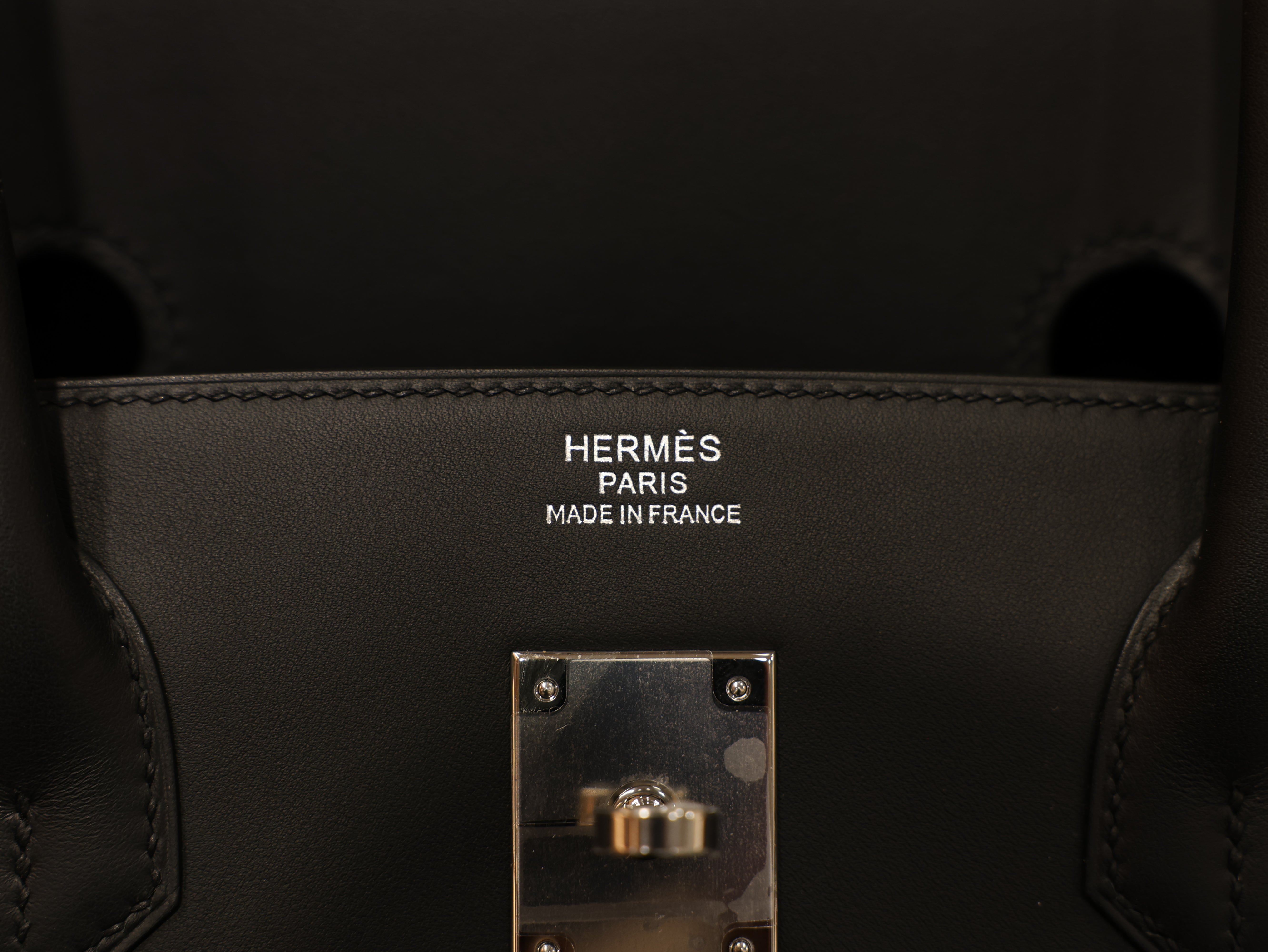 Birkin 40 swift black PHW