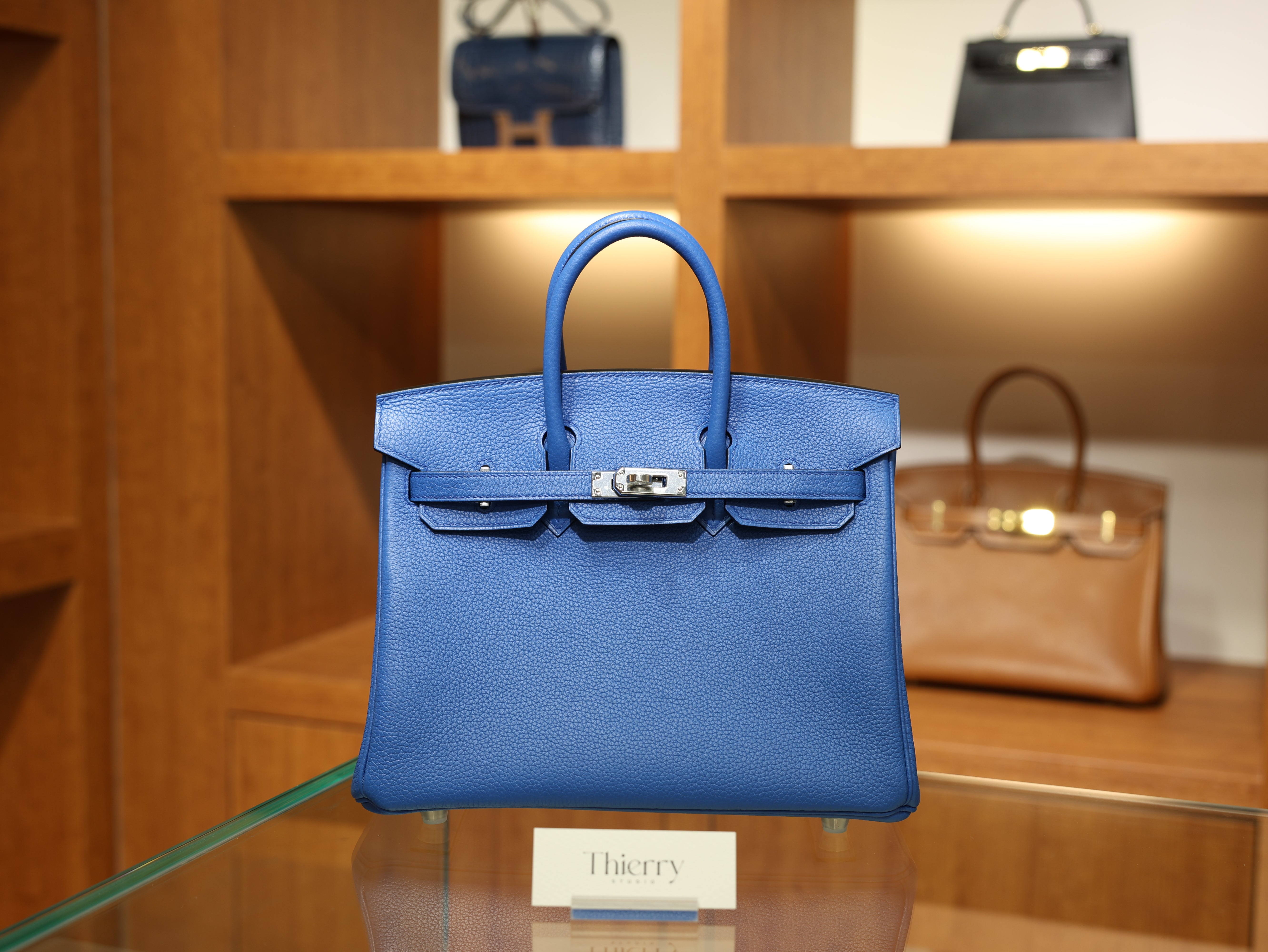Birkin 25 togo blue hydra PHW
