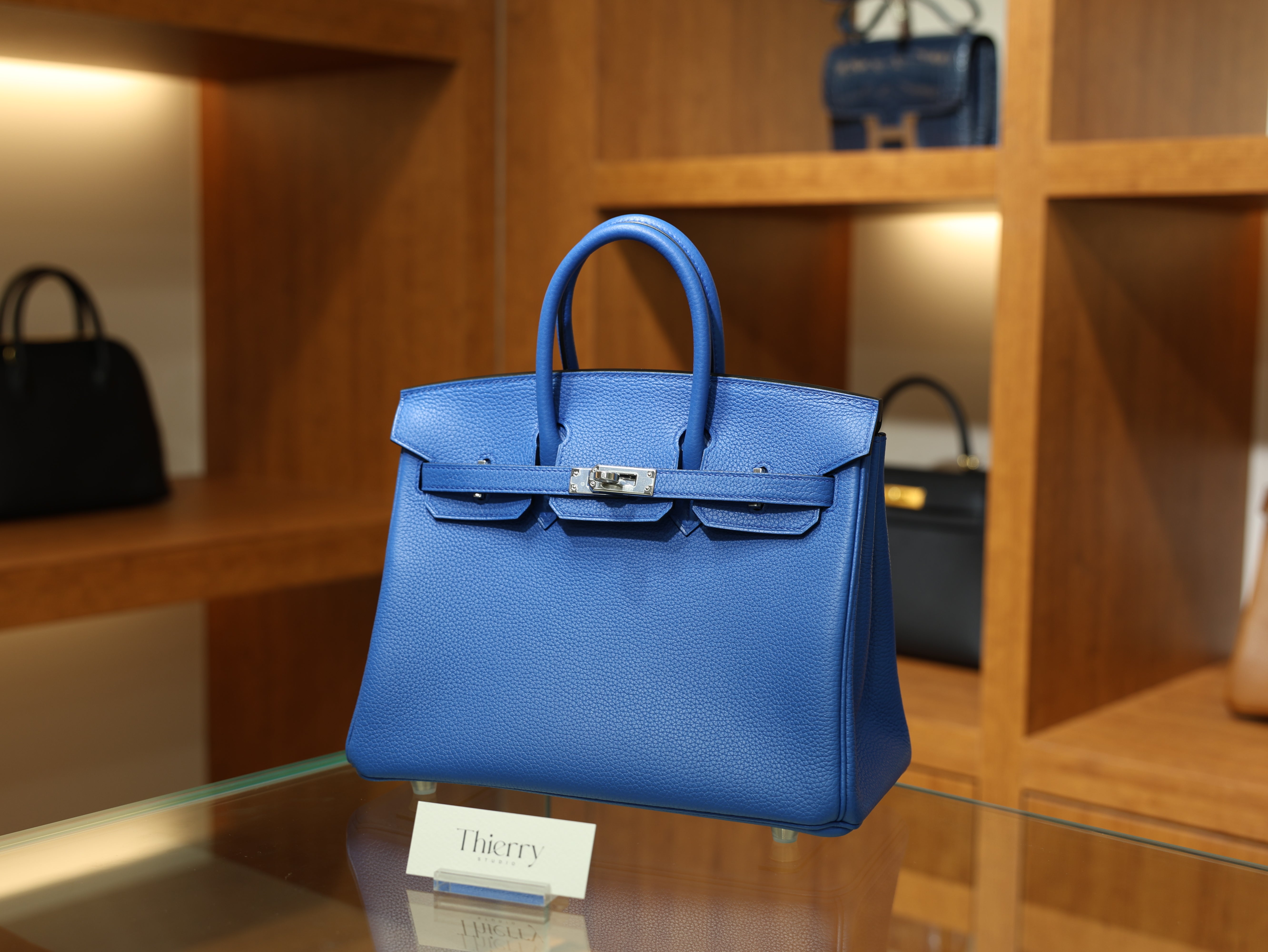 Birkin 25 togo blue hydra PHW