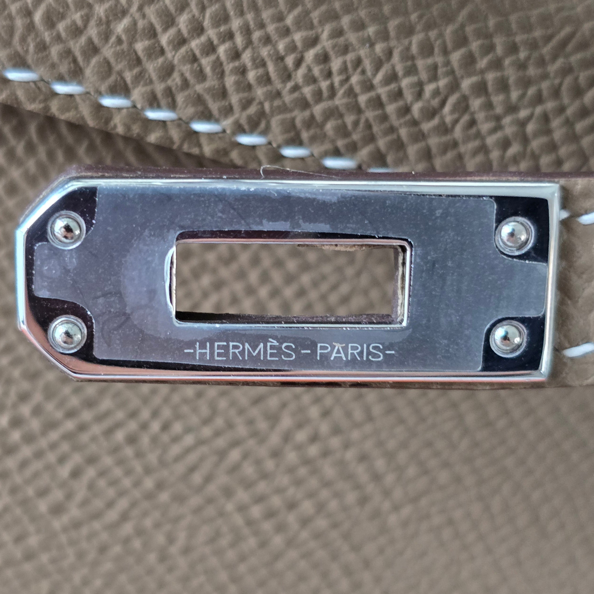 Kelly 25 epsom etoupe PHW