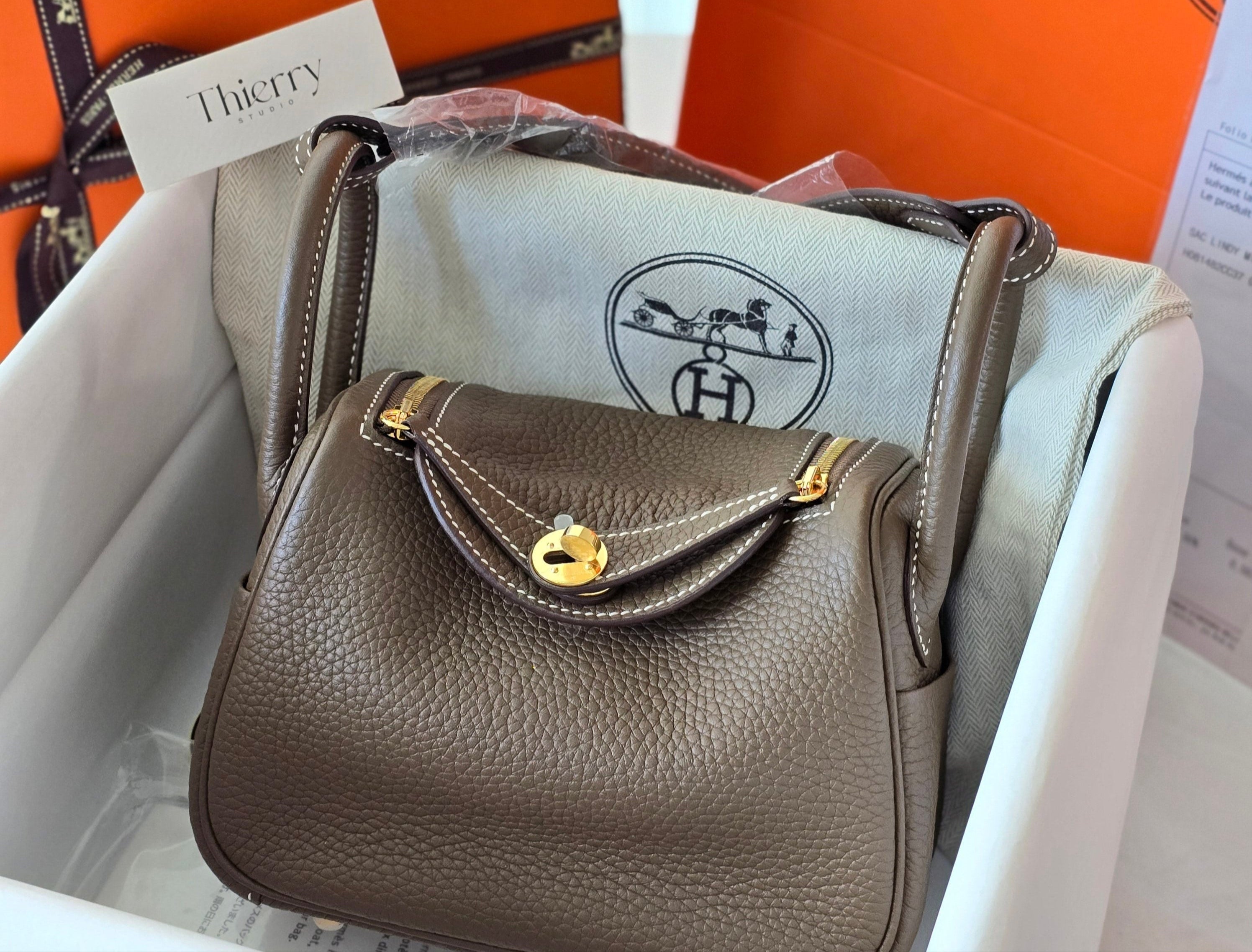 Lindy mini clemence etoupe GHW
