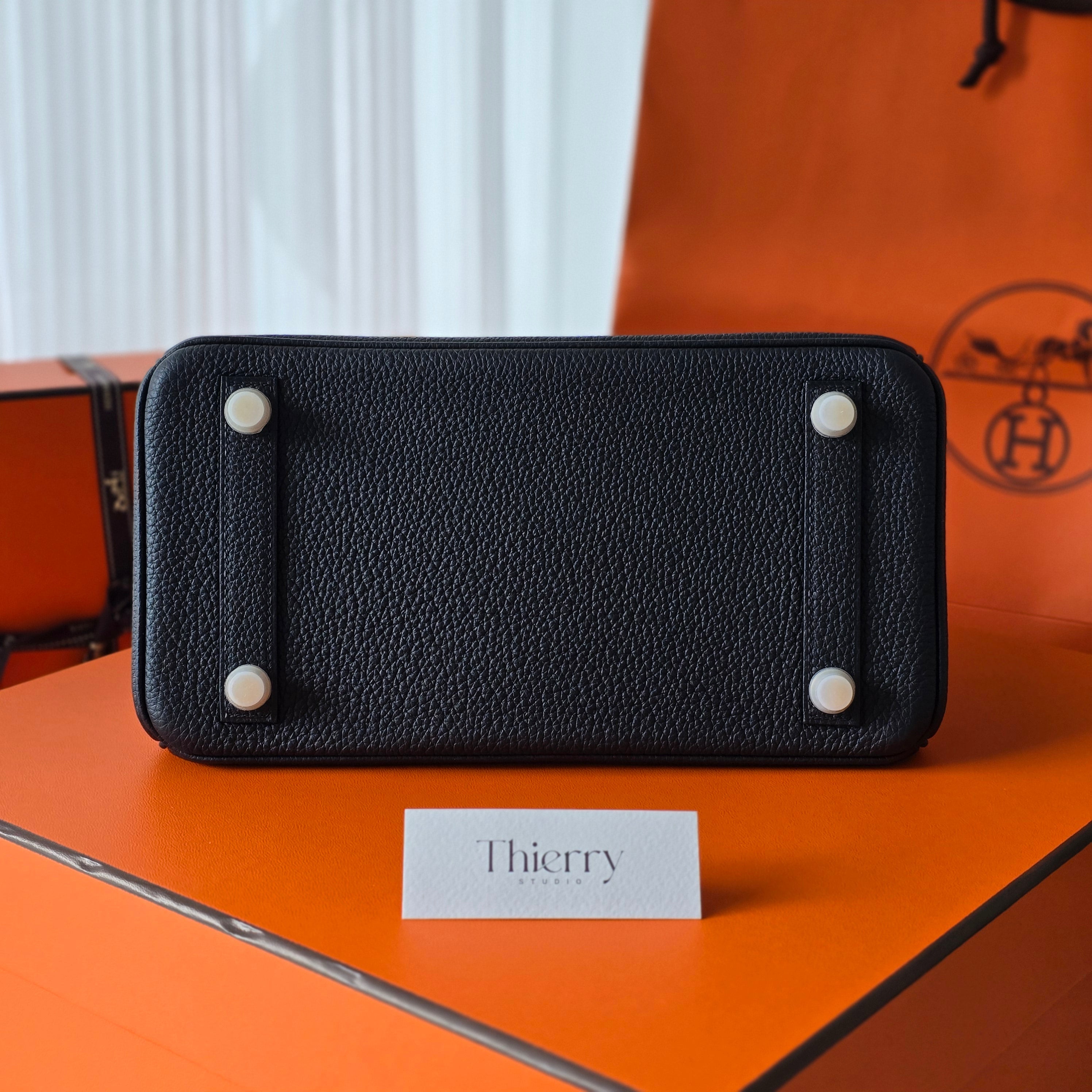Birkin 25 togo touch matt black GHW