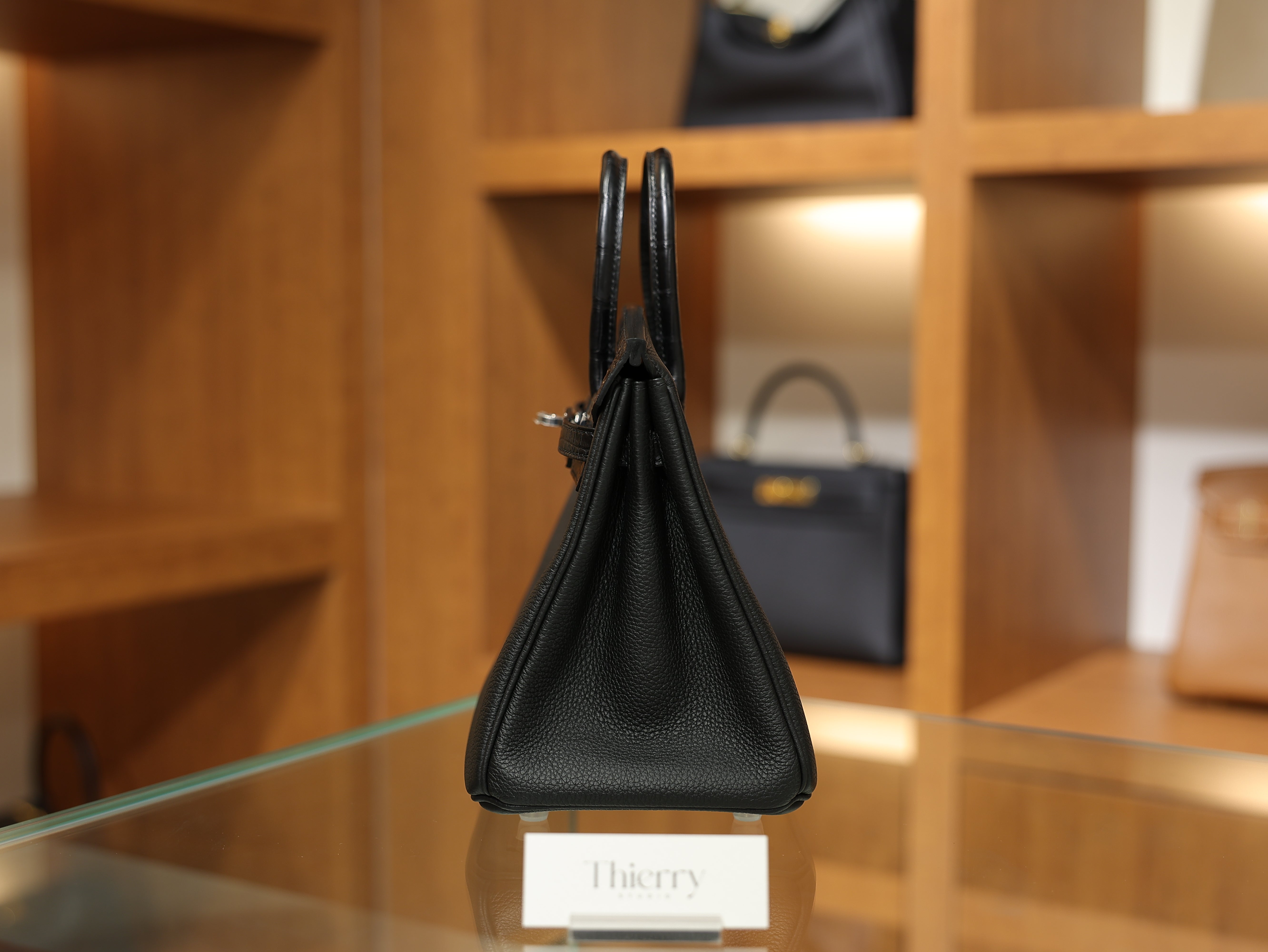Birkin 25 togo touch matt black PHW