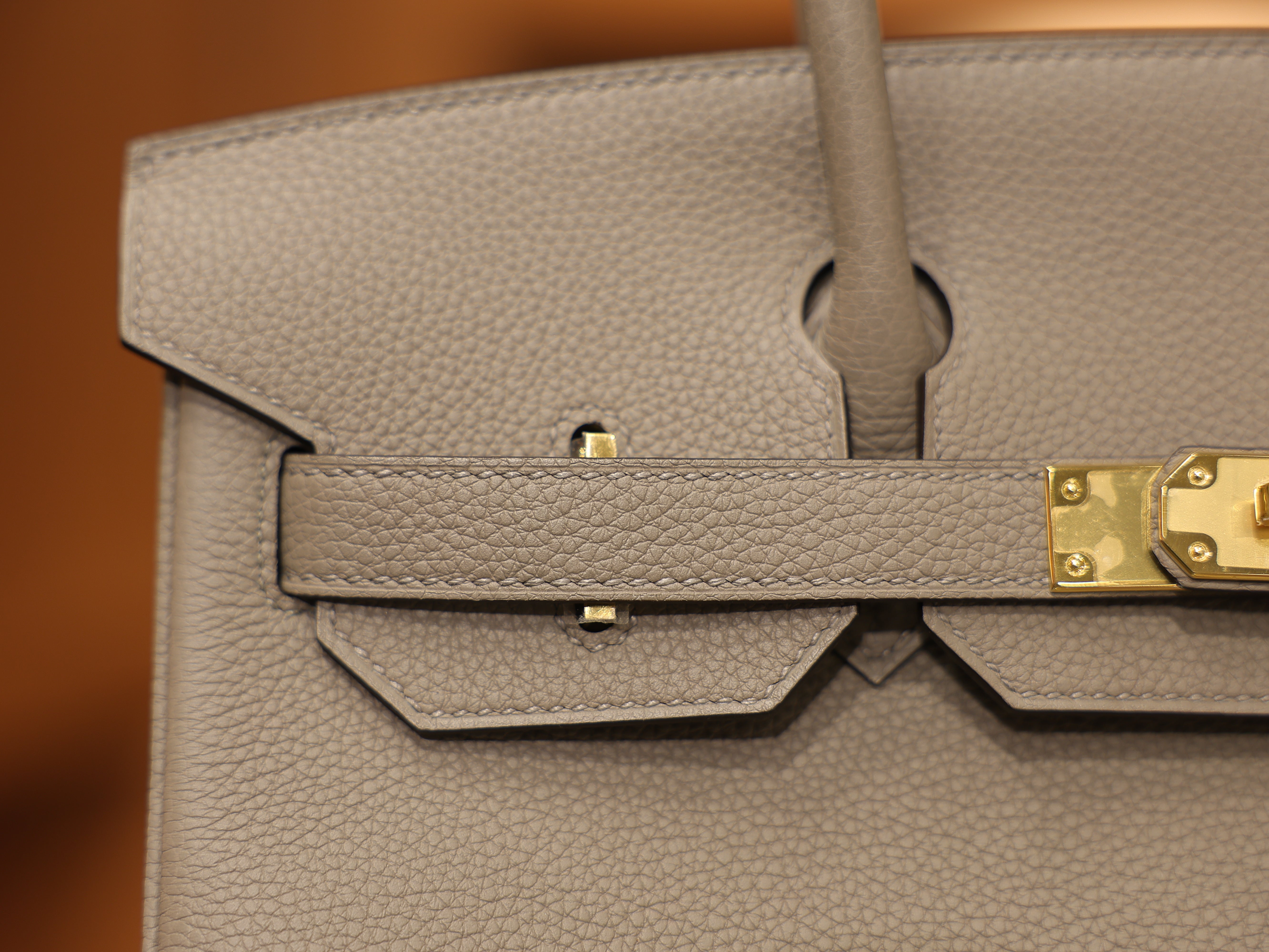 Birkin 30 togo gris asphalt GHW