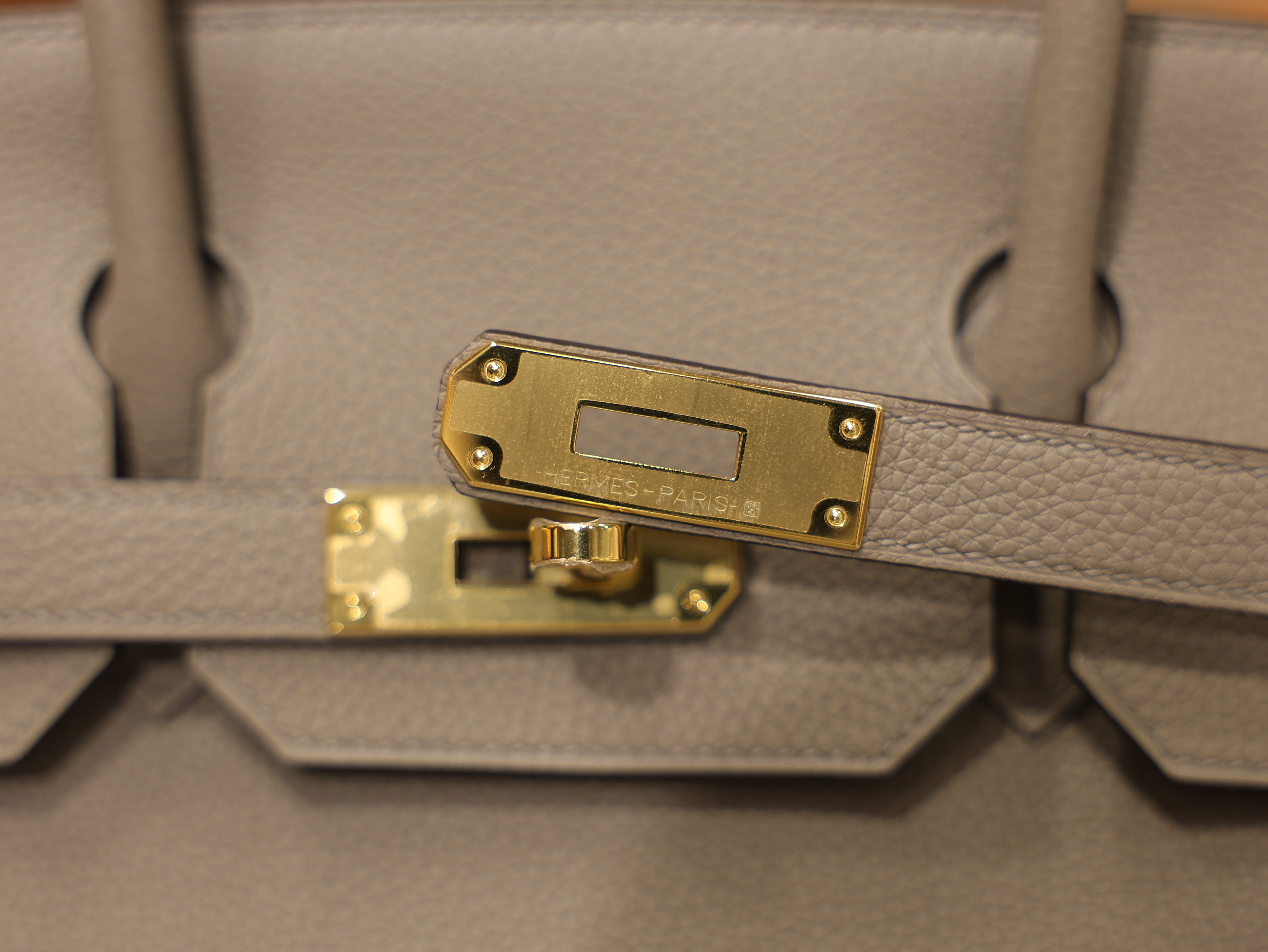 Birkin 30 togo gris asphalt GHW