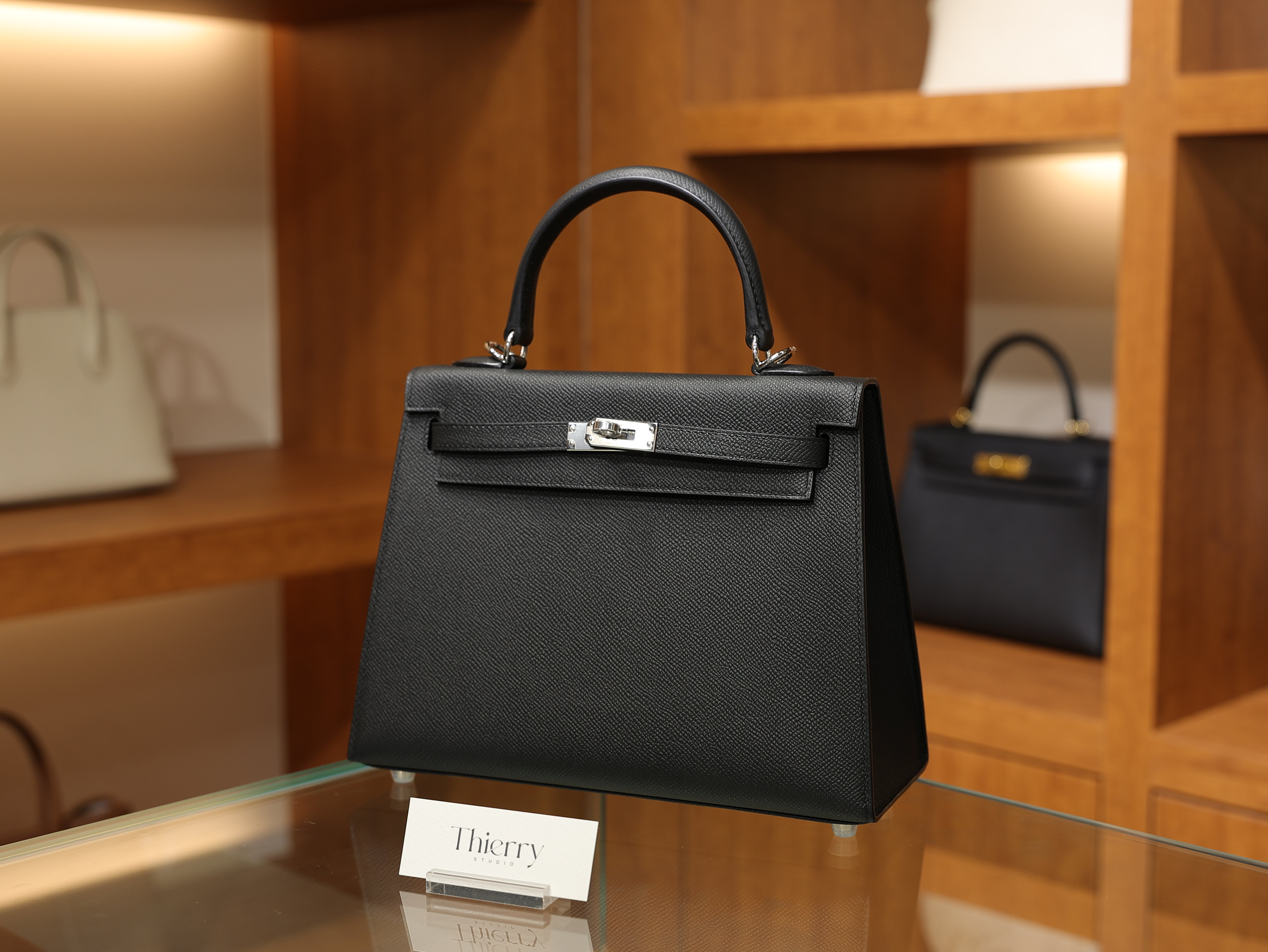 Kelly 25 epsom black PHW